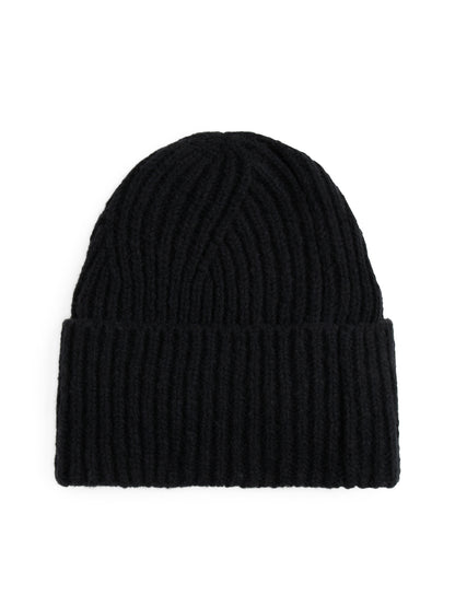 Wolle Damen Mütze Oversized