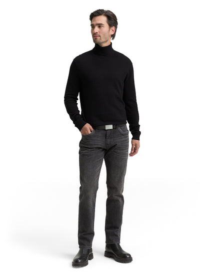 Strickpullover Herren Rollkragen Kaschmir Baumwolle