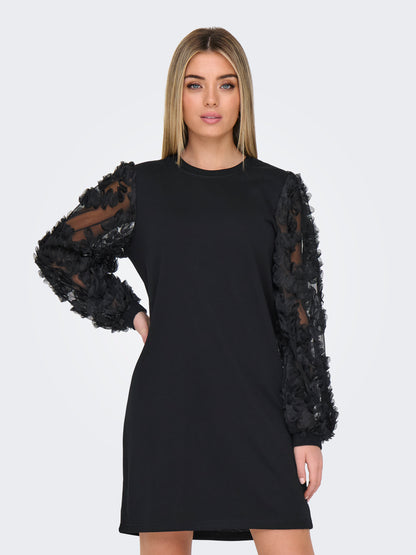 JDYFAIRVIEW L/S SWEAT DRESS JRS