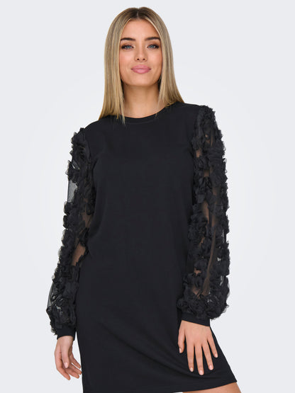 JDYFAIRVIEW L/S SWEAT DRESS JRS