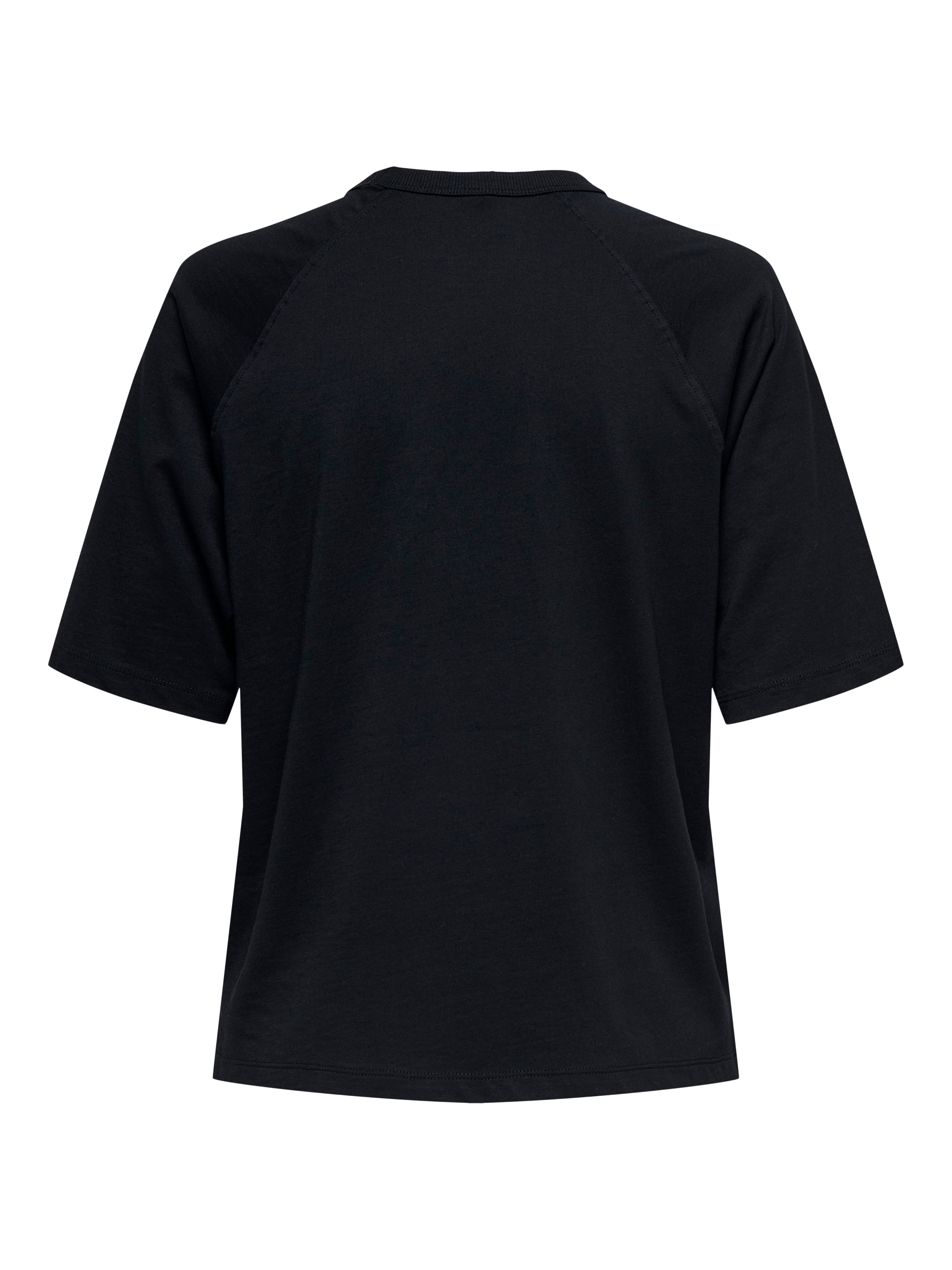 CoolFashion Damen T-Shirt Rundhals Kurzarm Print Baumwolle