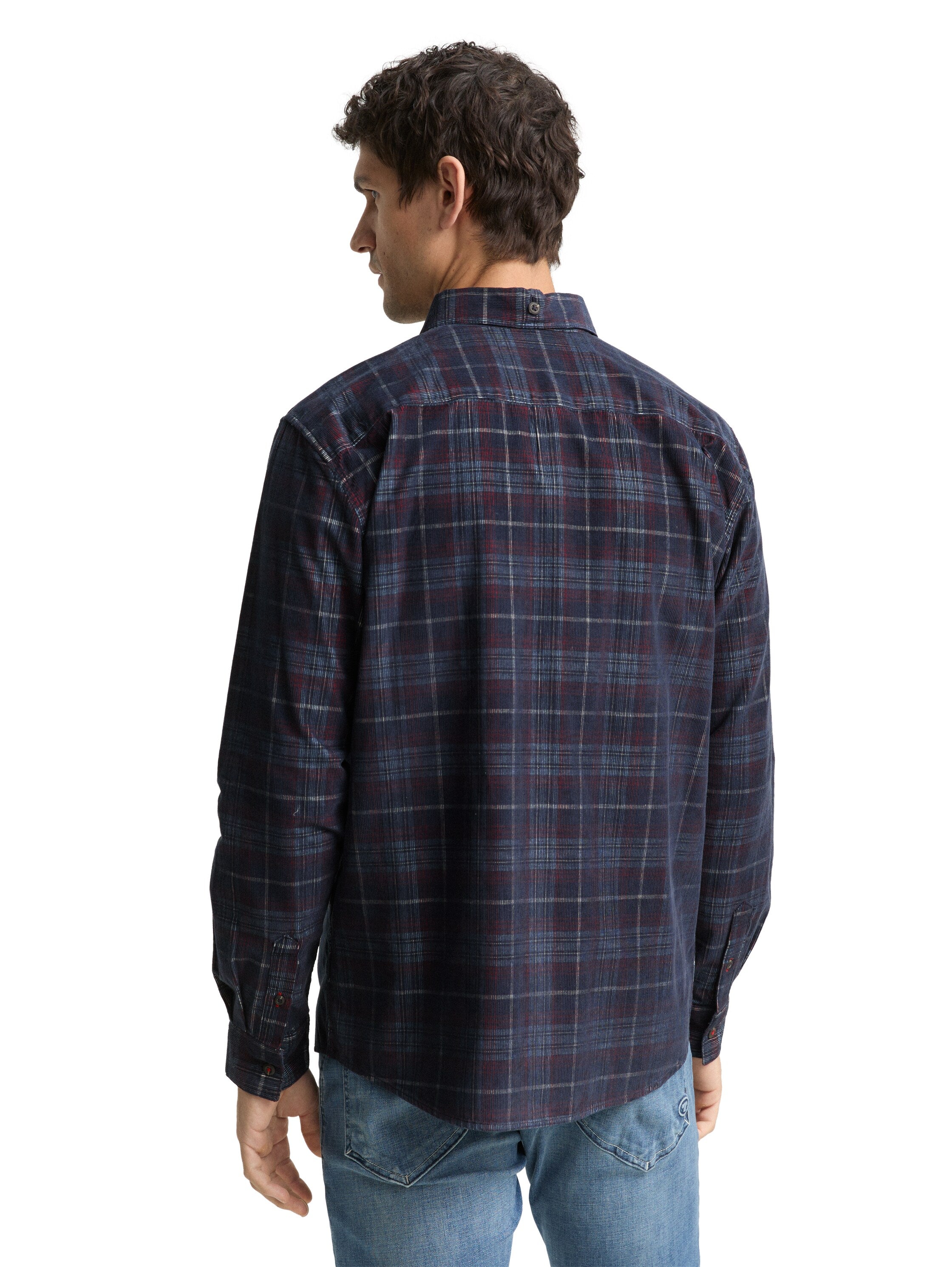 Tom Tailor Denim Male Erwachsene Hemd mit aufgesetzten Brusttaschen aus Cord