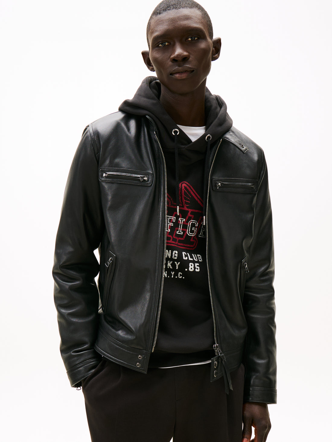 Sportswear Division Herren Lederjacke