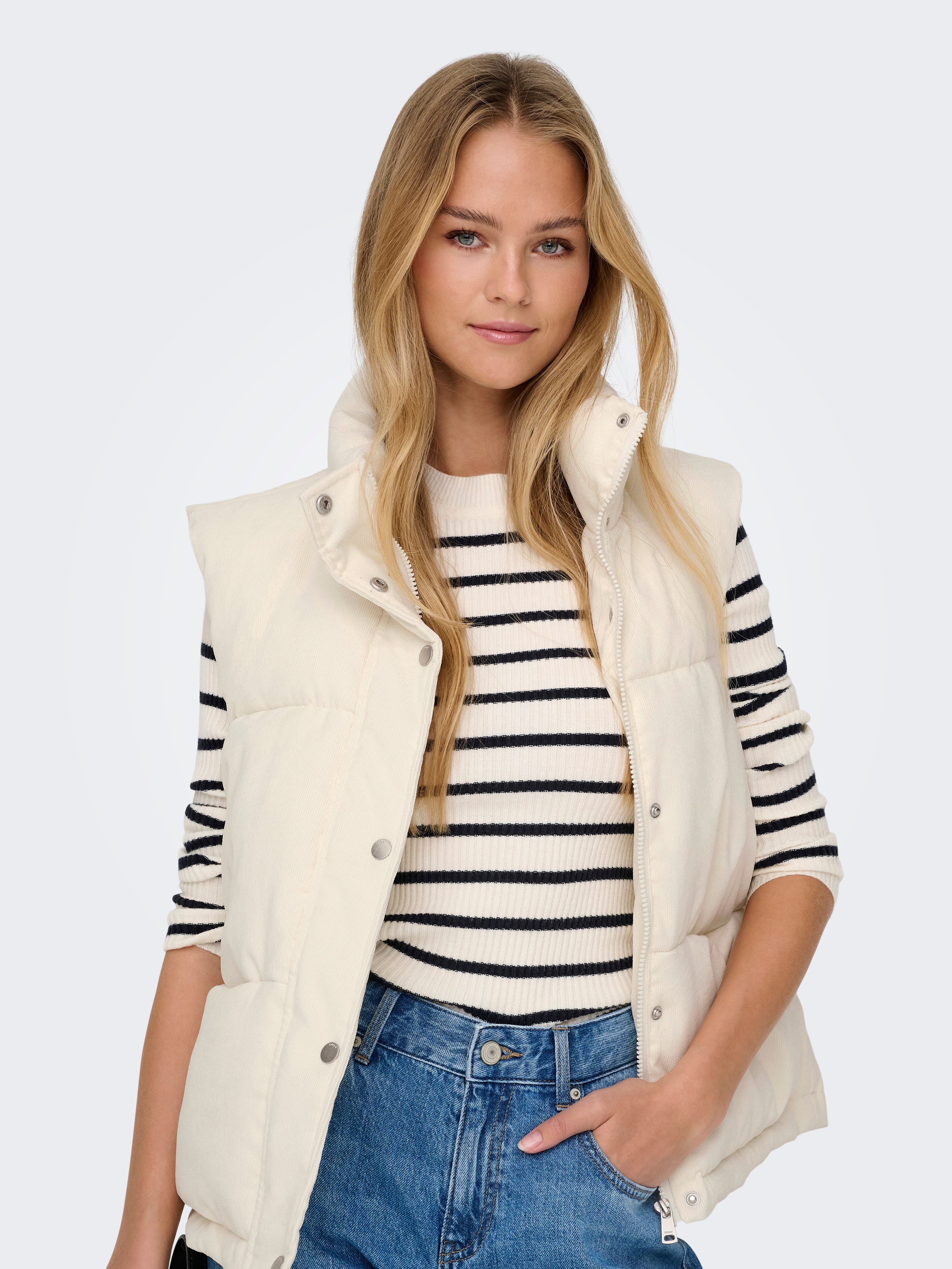 ONLNEWDOLLY CORDUROY WAISTCOAT CS OTW