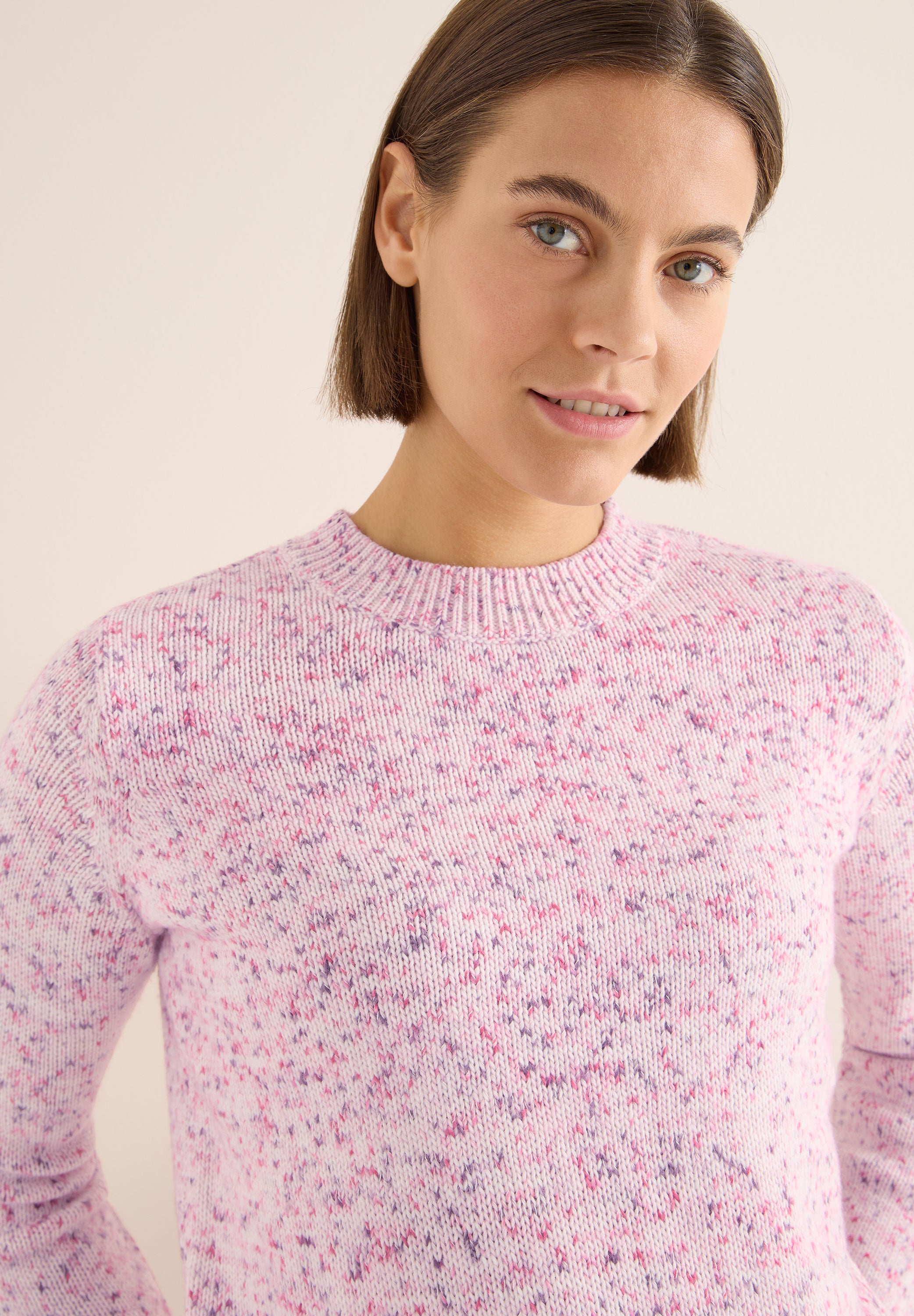 CECIL Damen Strickpullover Langarm Rundhalsausschnitt