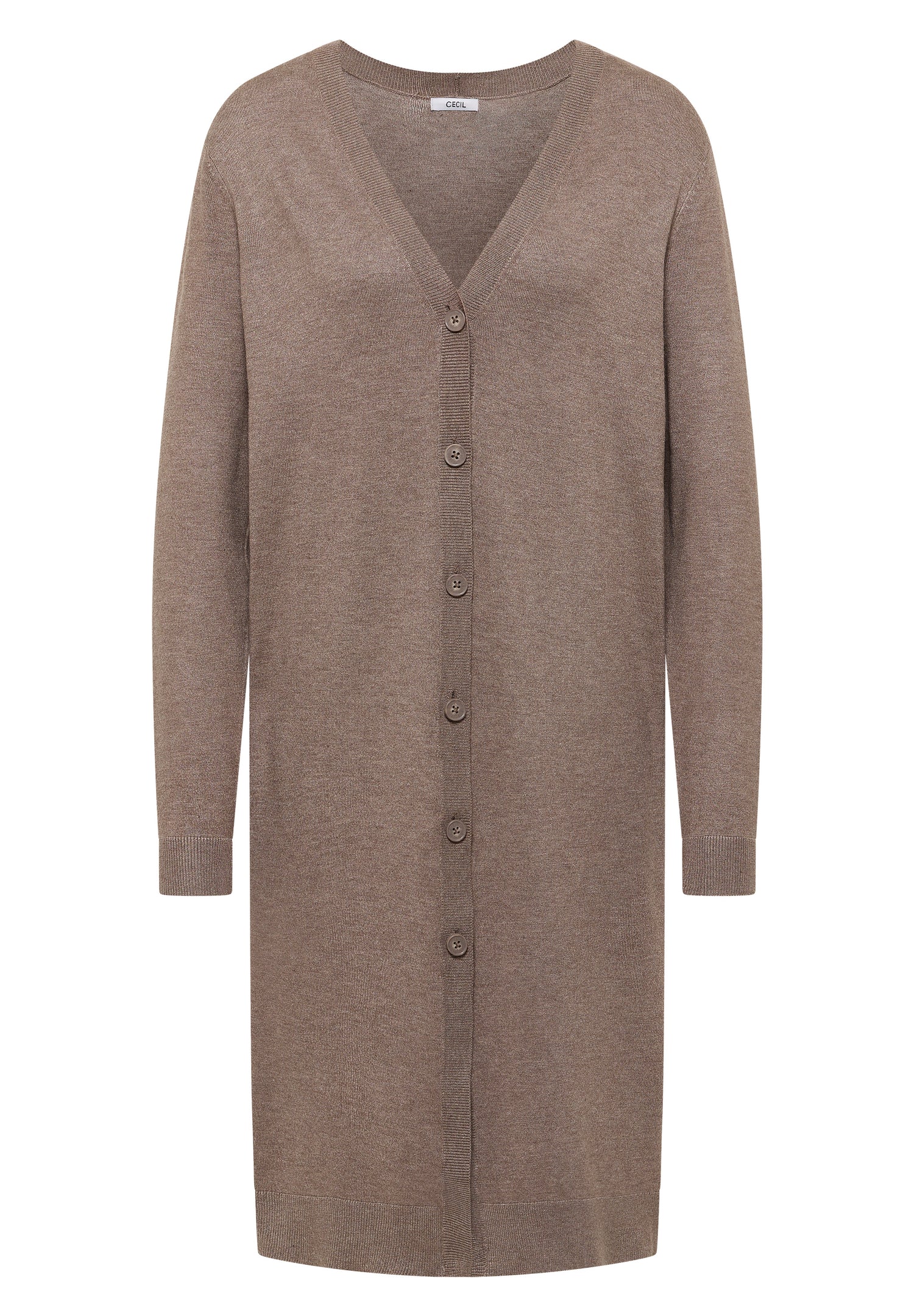 CECIL Damen Cardigan Langarm V-Ausschnitt Strickjacke