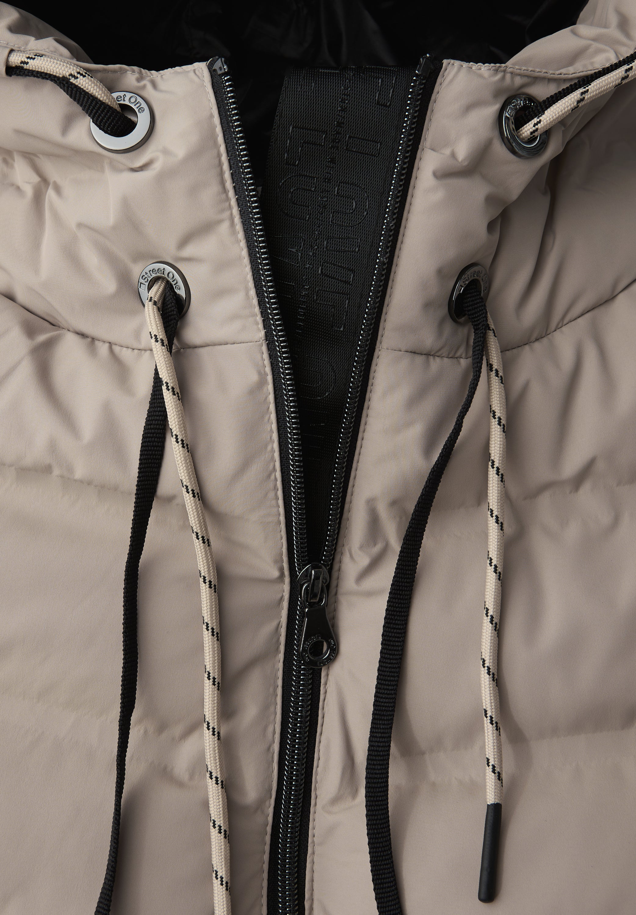 Street One Damen Jacke Kapuze Zipper Soften Bündchen