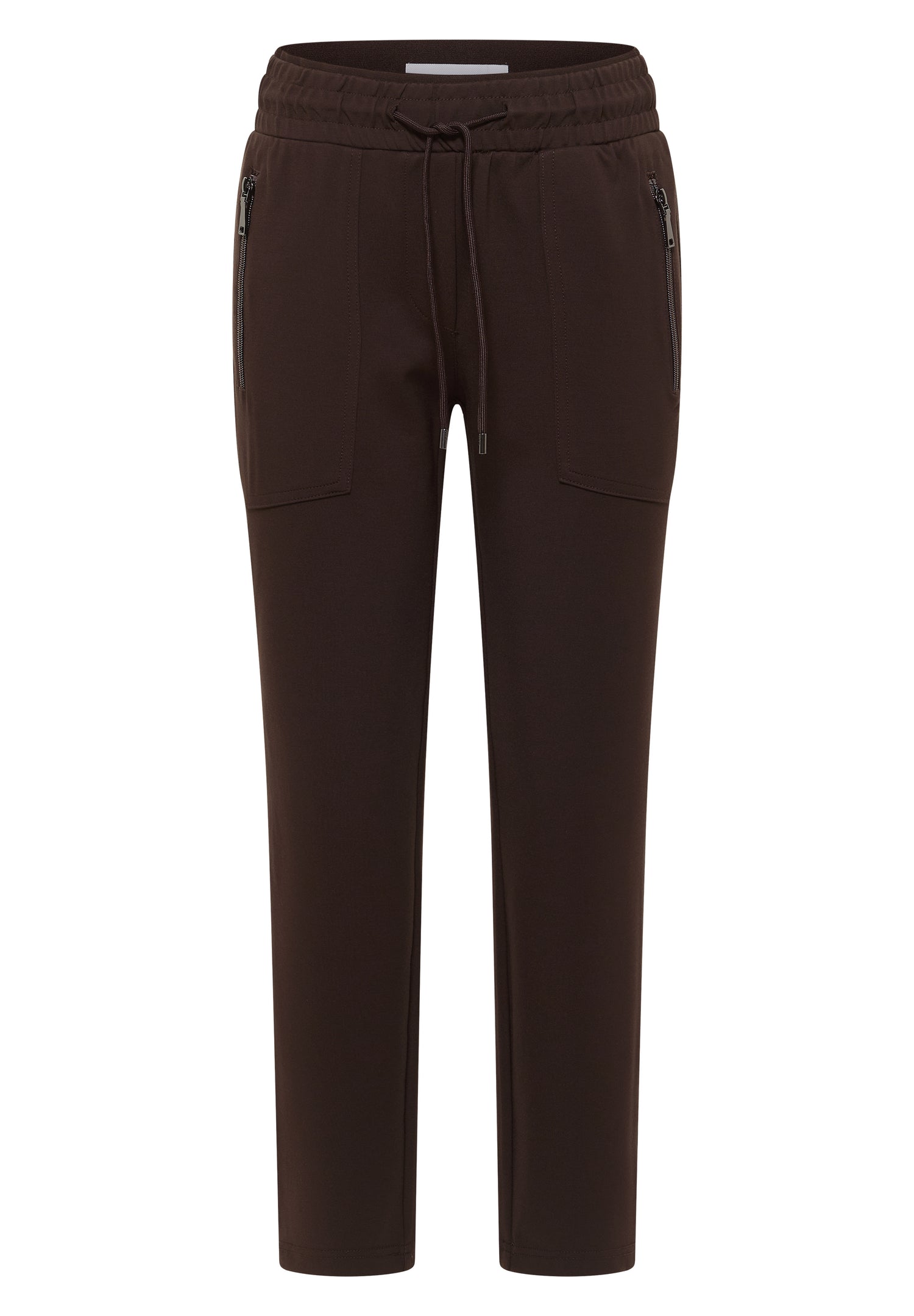 CECIL Damen Hose Tracey Mid Waist Slim Legs Zipper-Taschen