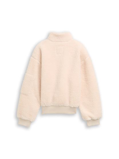 Teddyfell Sweatjacke Kinder Mädchen mit Ärmeltasche