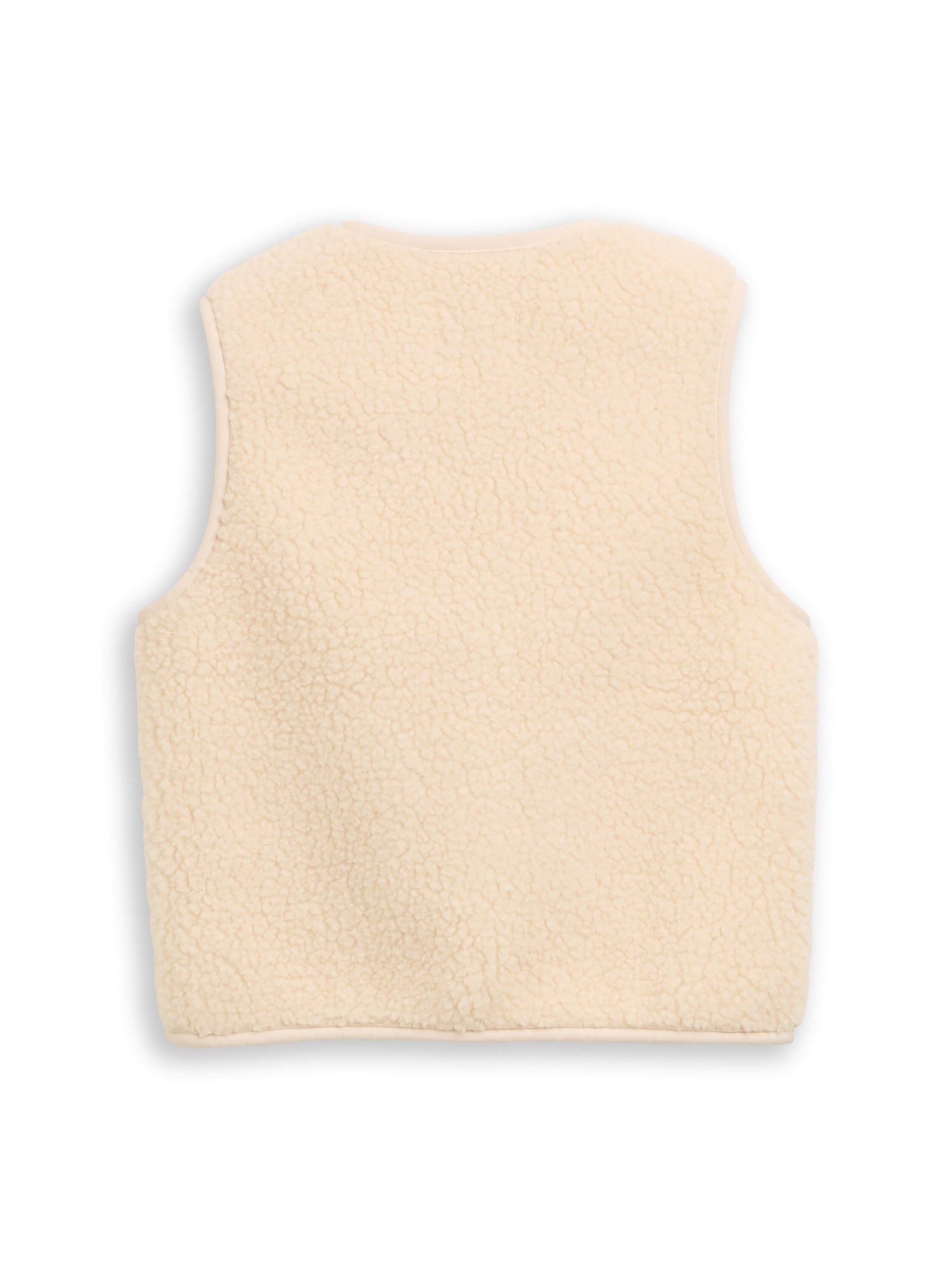 Tom Tailor Denim Kinder Teddyweste mit Herz-Taschen elastischen Bündchen