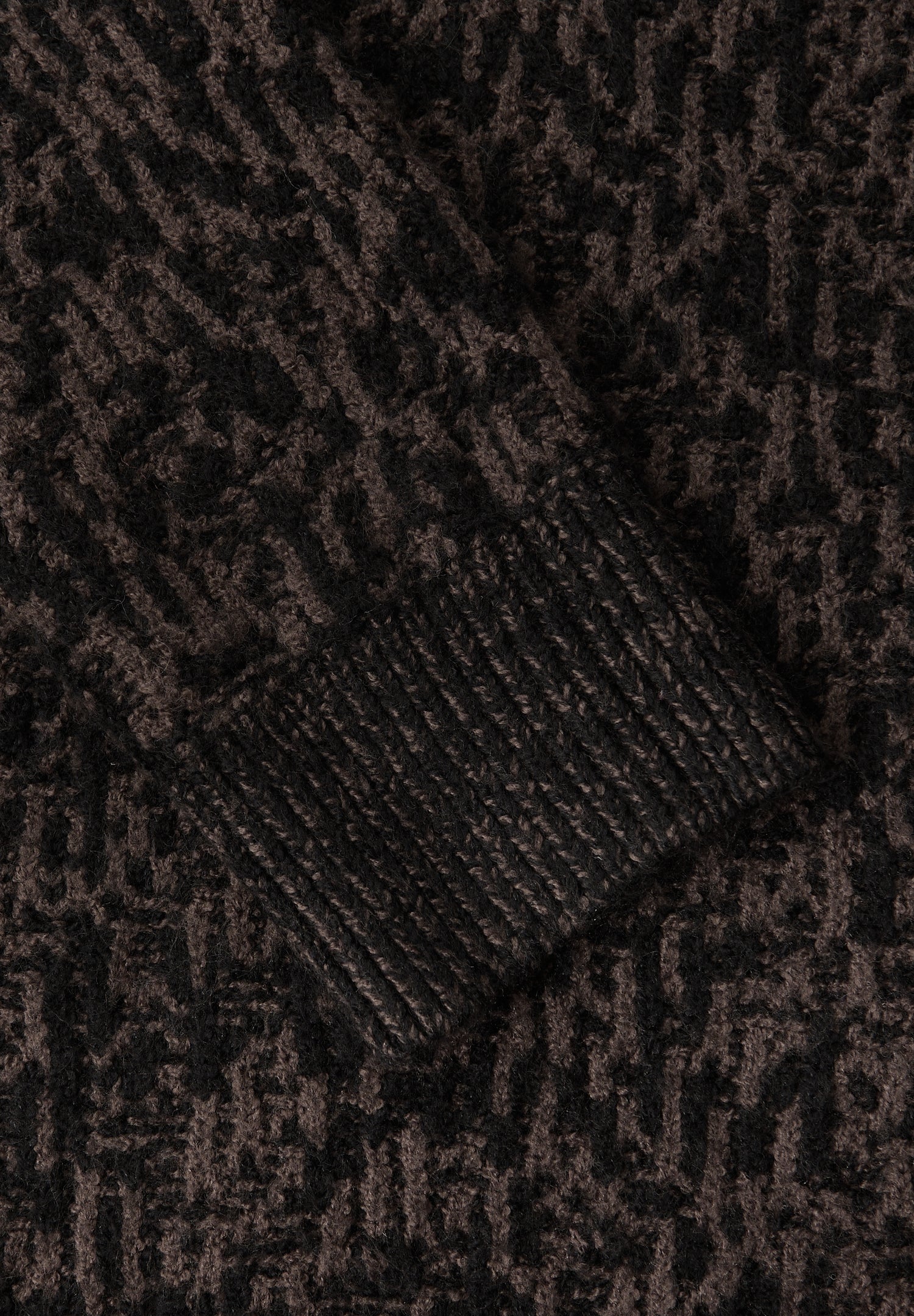 Street One Damen Strickpullover Rollkragen Langarm Two Tone Muster Baumwollmix