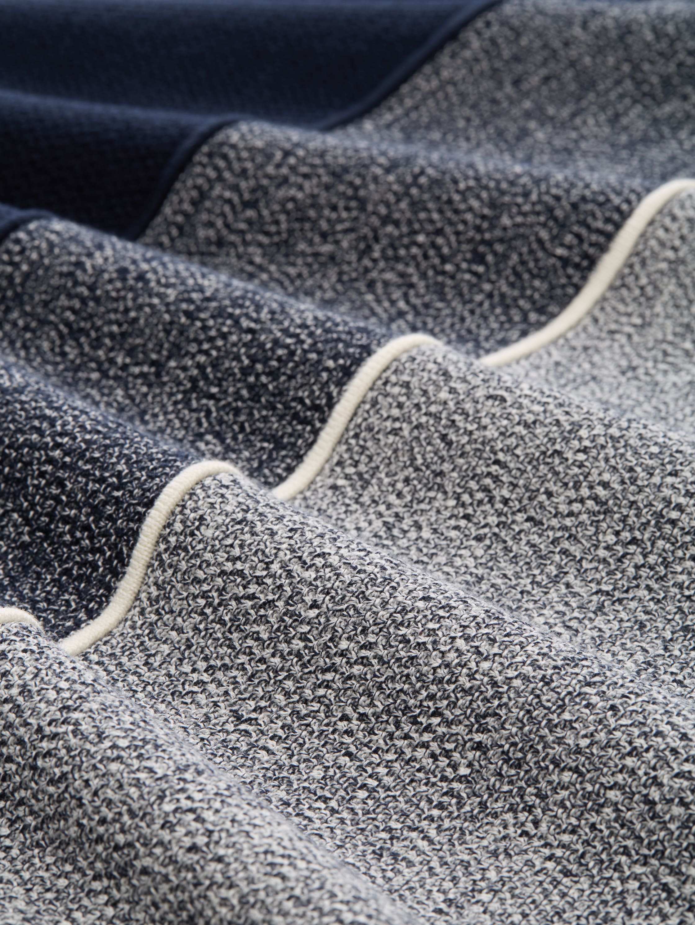 Tom Tailor Denim Herren Pullover Rundhalsausschnitt Colour Blocking Baumwolle