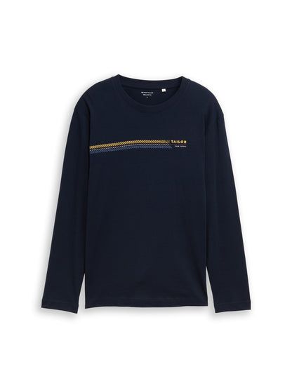 Tom Tailor Denim Male Longsleeve Erwachsene Baumwolle