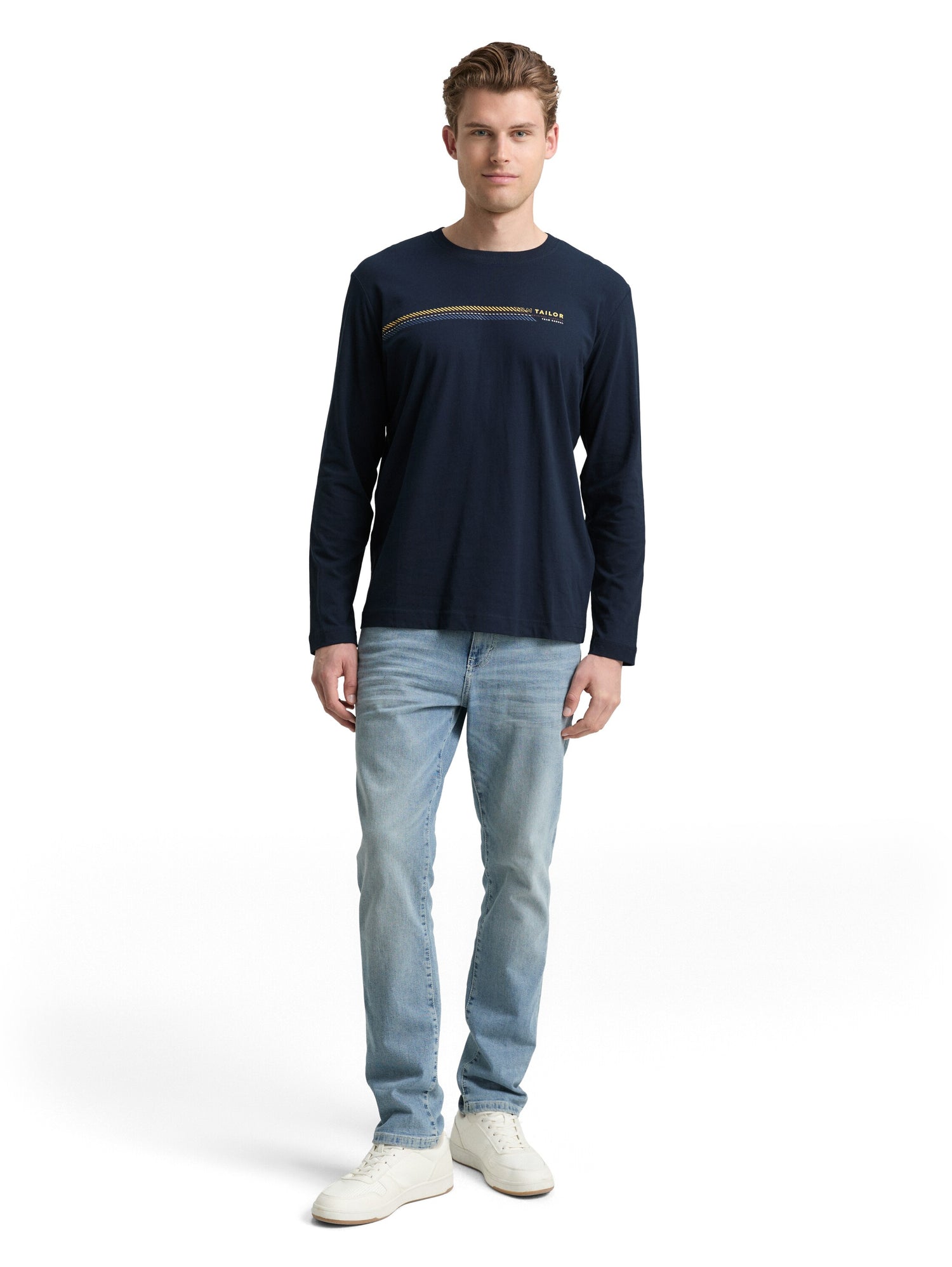 Tom Tailor Denim Male Longsleeve Erwachsene Baumwolle