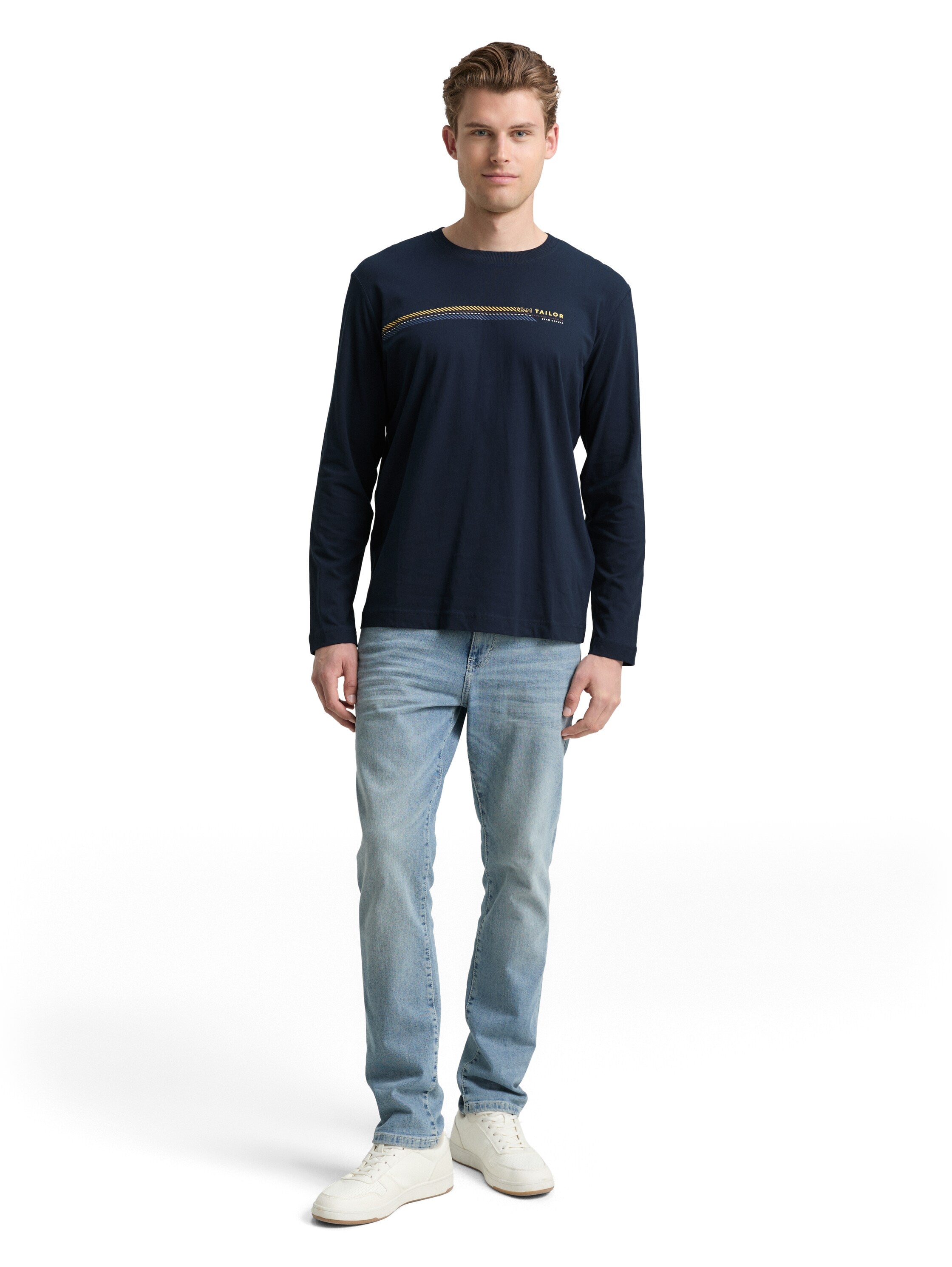 Tom Tailor Denim Male Longsleeve Erwachsene Baumwolle