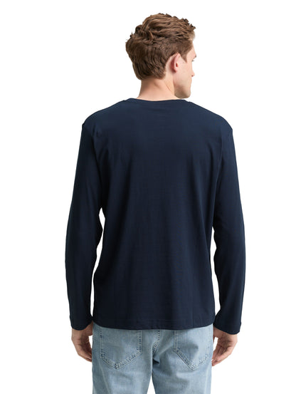 Tom Tailor Denim Male Longsleeve Erwachsene Baumwolle