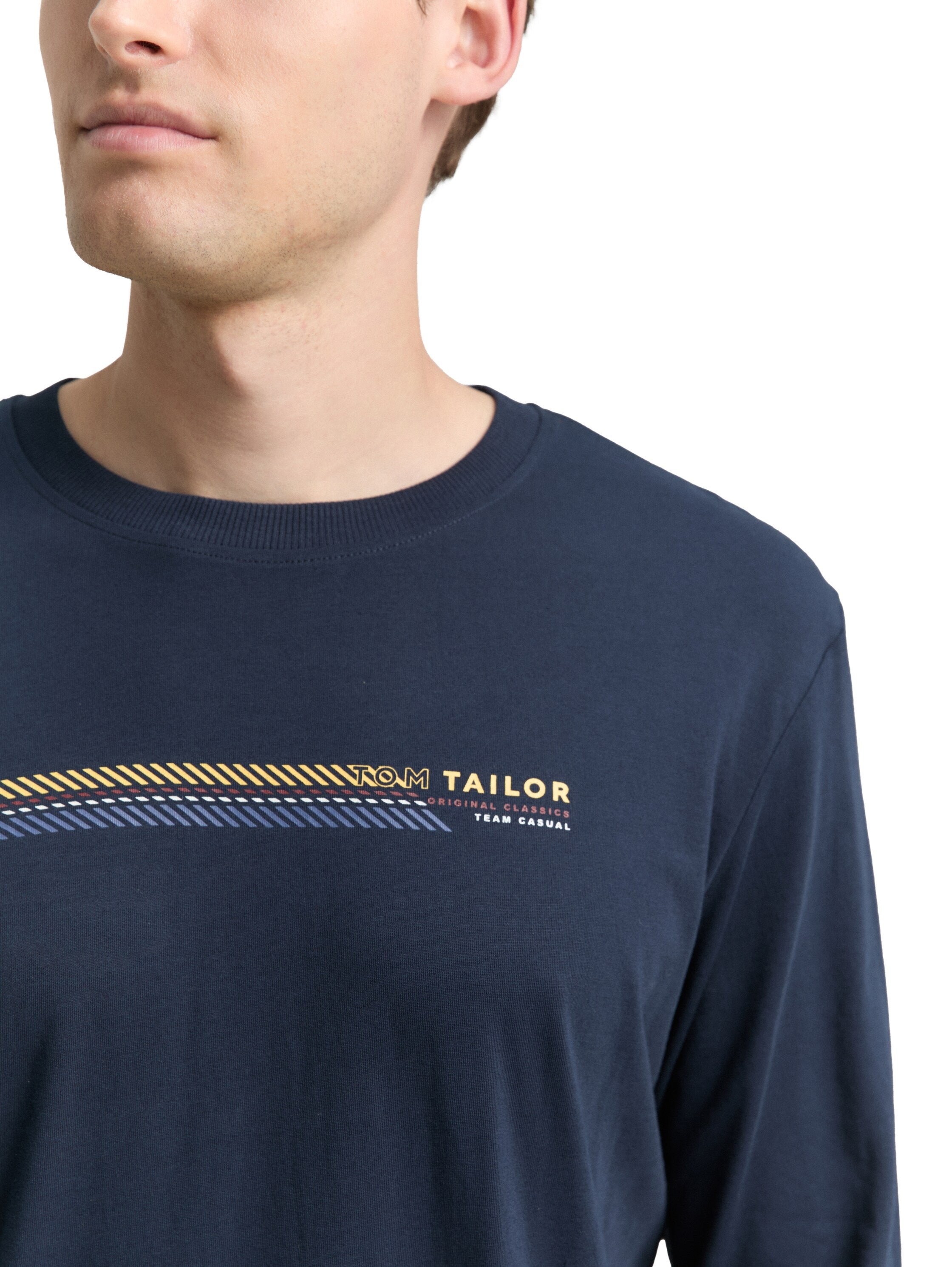 Tom Tailor Denim Male Longsleeve Erwachsene Baumwolle