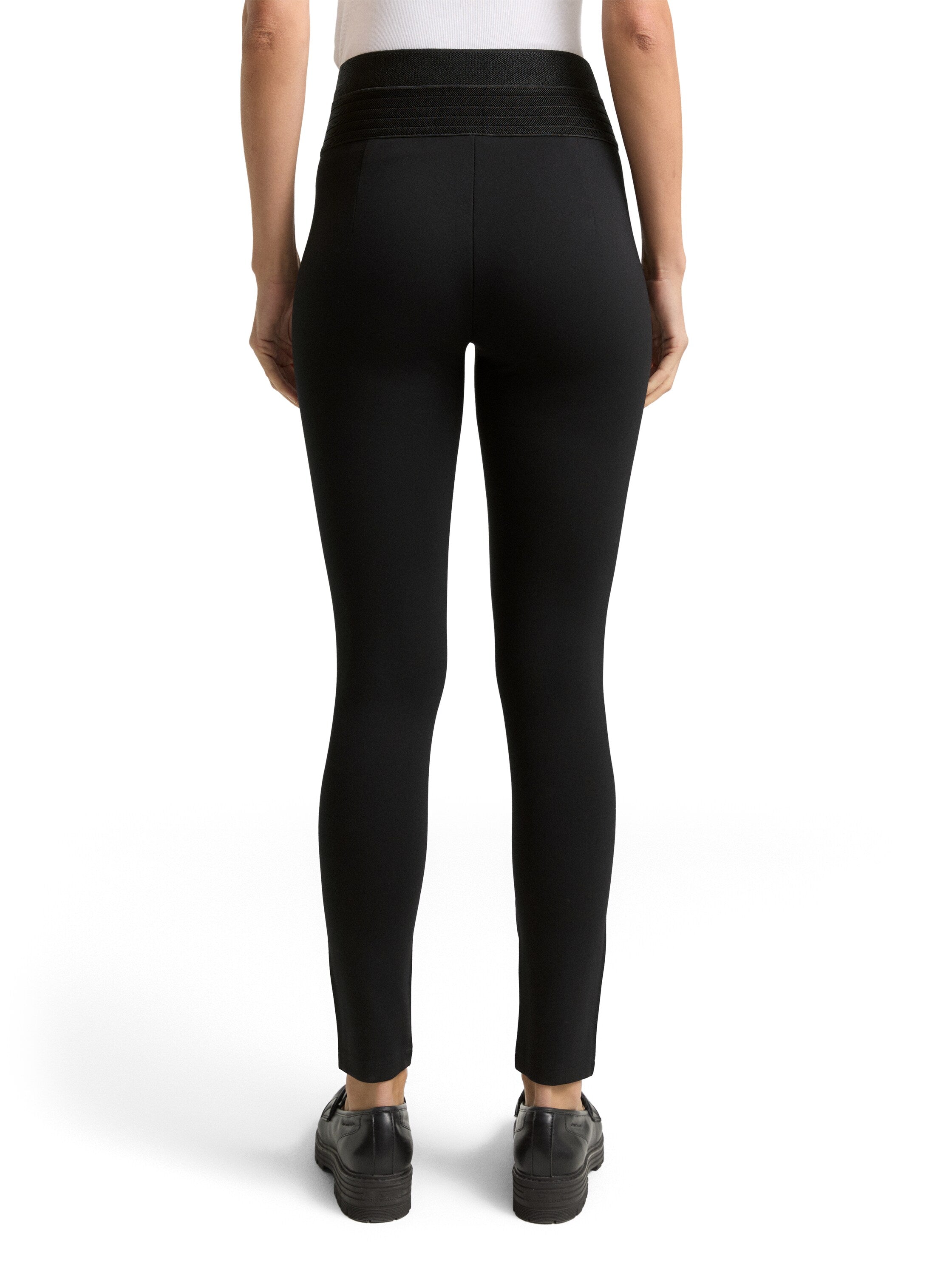 Tom Tailor Denim Female Cropped Treggings Hose mit elastischem Bund