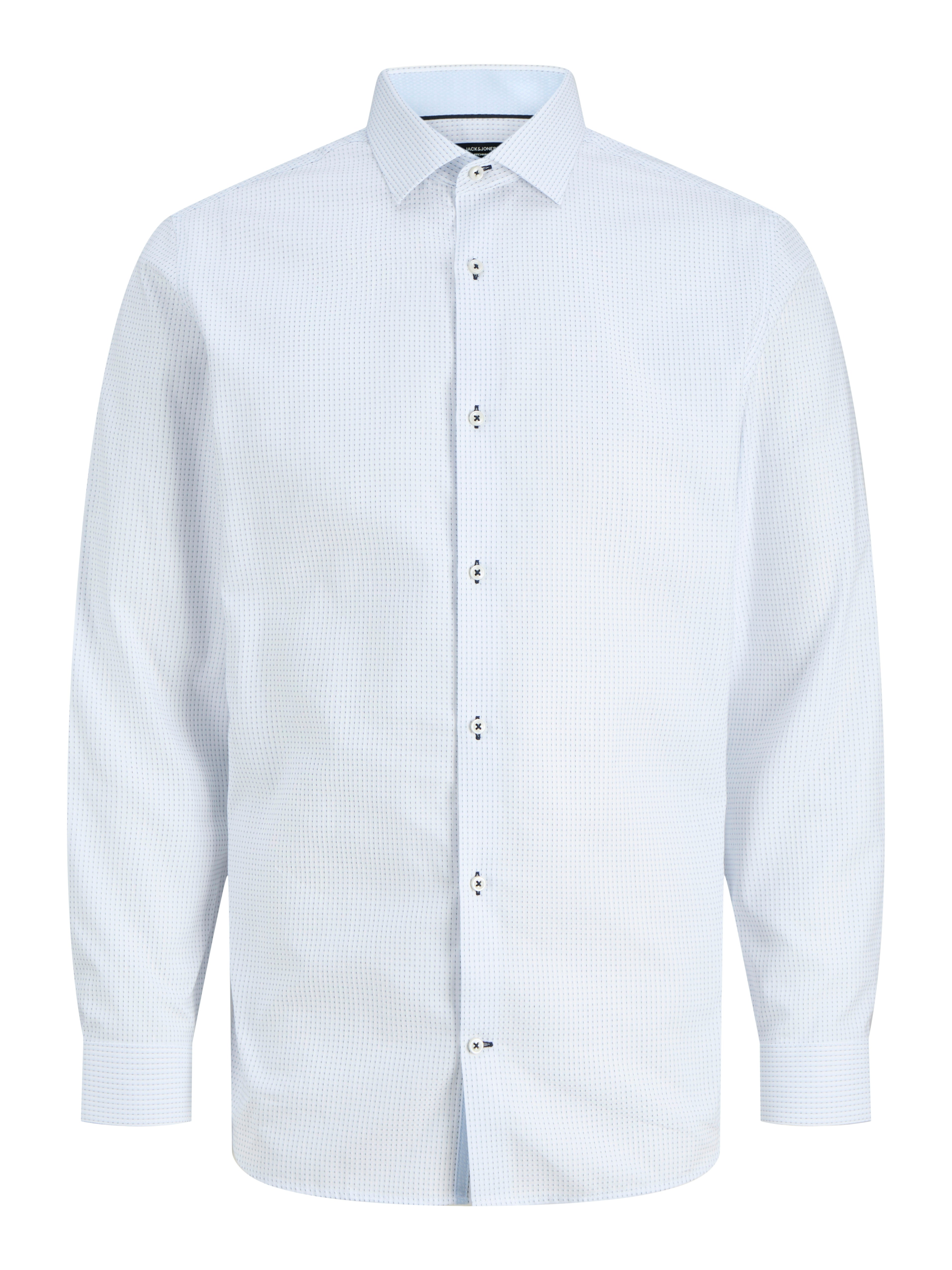 Zeitloses Herren Hemd Slim Fit Langarm 100% Baumwolle
