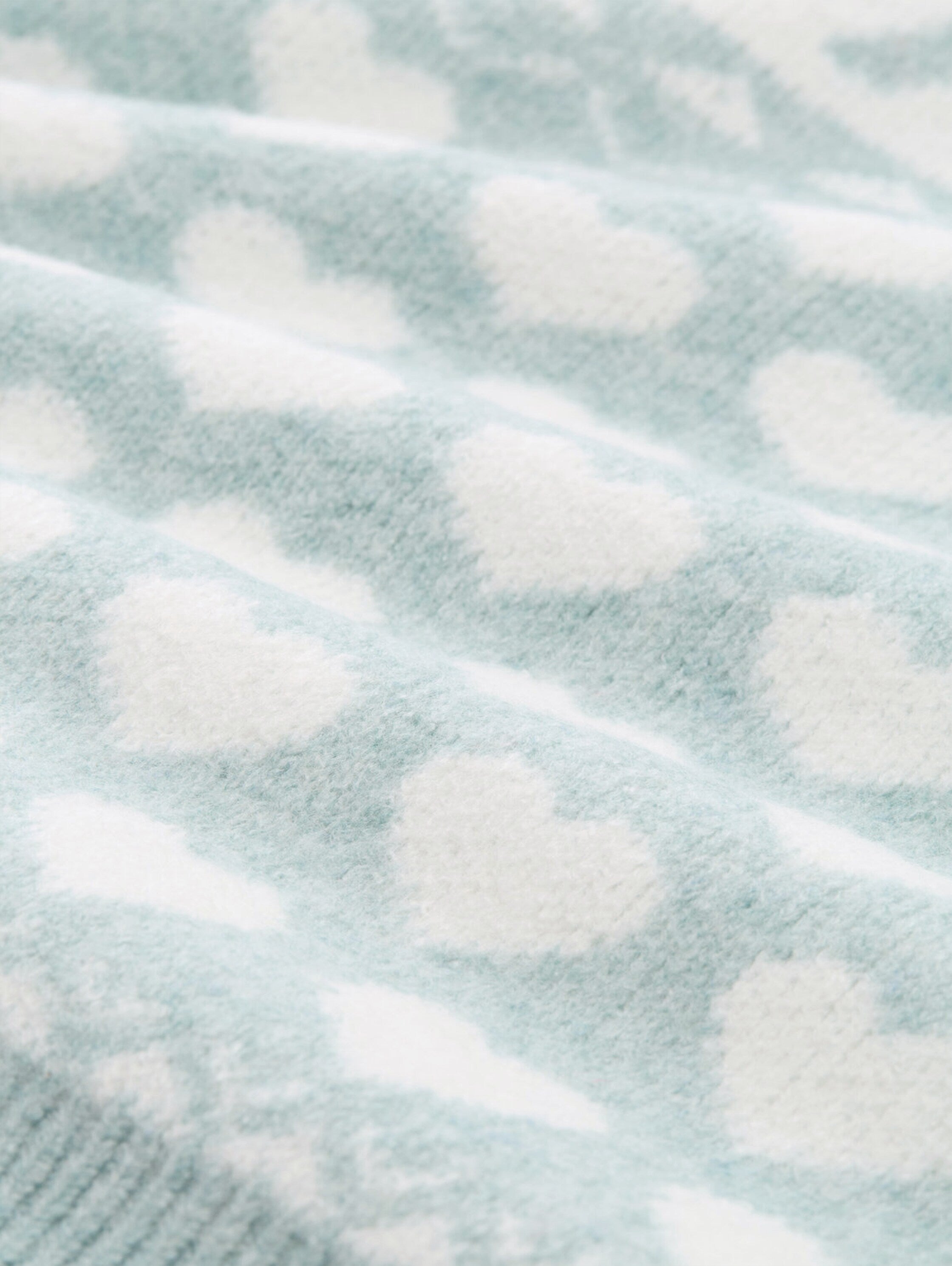 Gemusterter Strickpullover Damen Rundhalsausschnitt