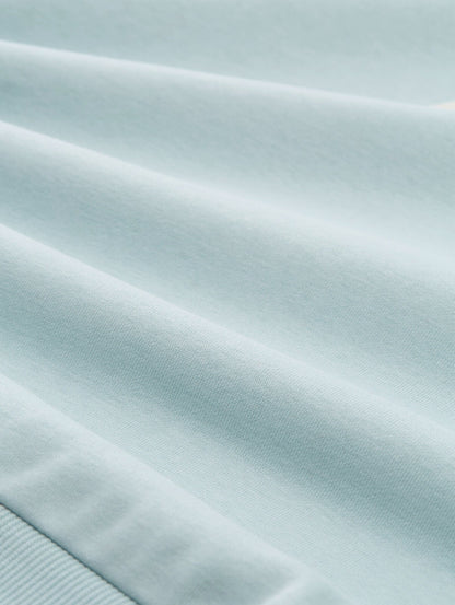 Tom Tailor Denim Damen Pullover Ski-Motiv Rippbündchen