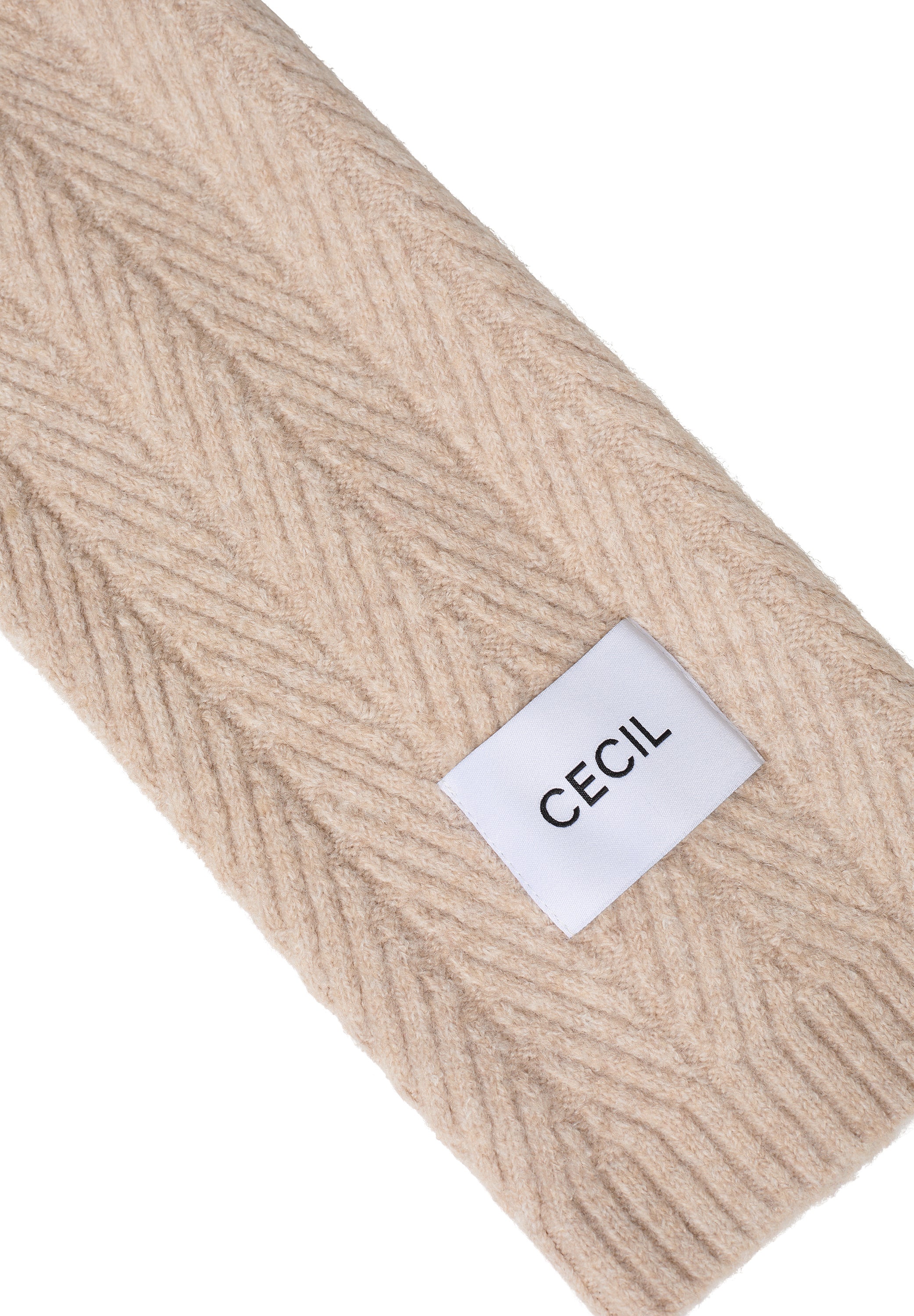 CECIL Damen Strickschal Strukturschal Angenehmer Tragekomfort