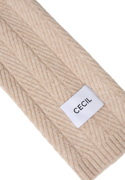 CECIL Damen Strickschal Strukturschal Angenehmer Tragekomfort