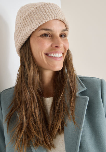 CECIL Damen Beanie Strickmütze Angenehmer Tragekomfort