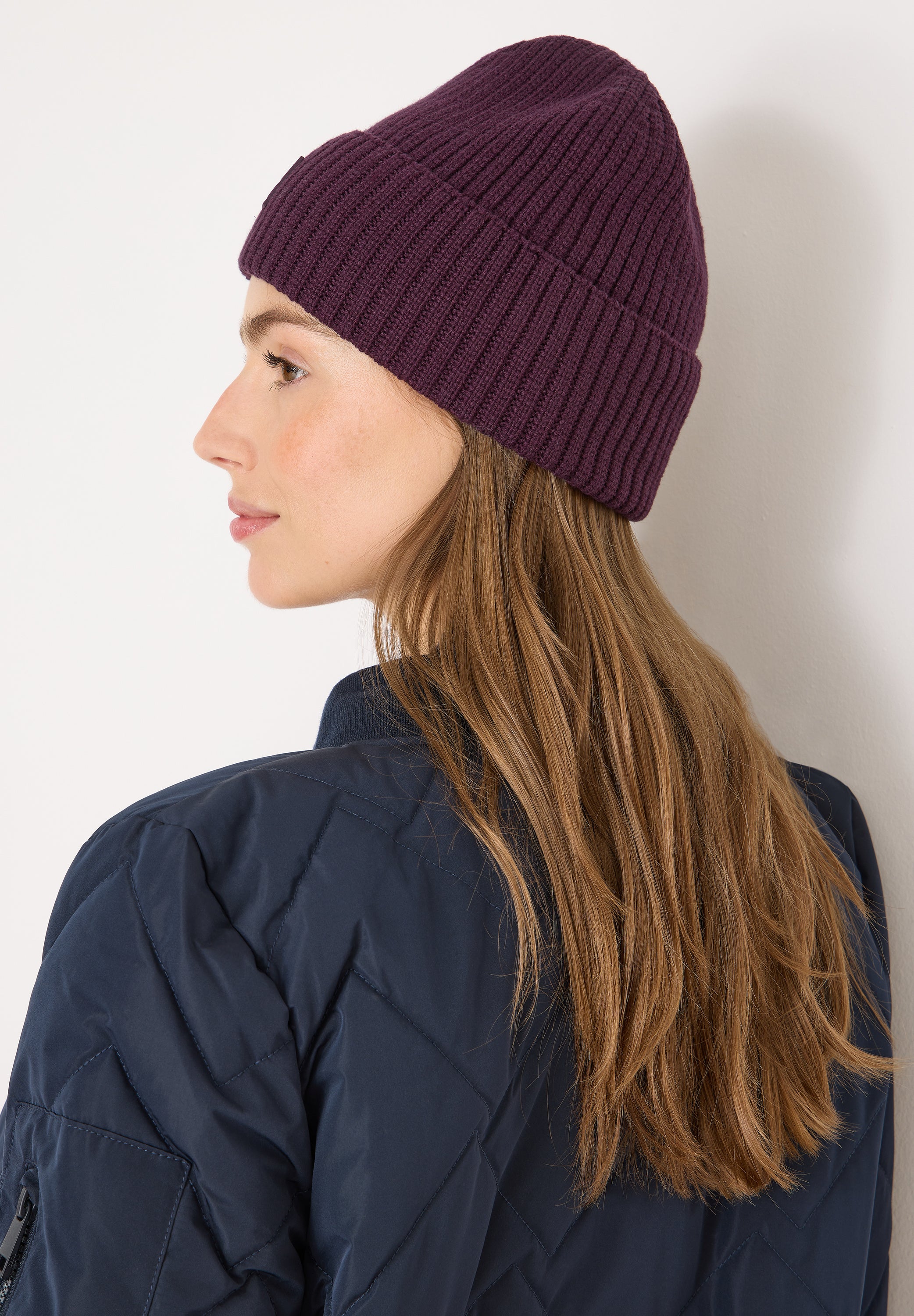 Beanie in Unifarbe