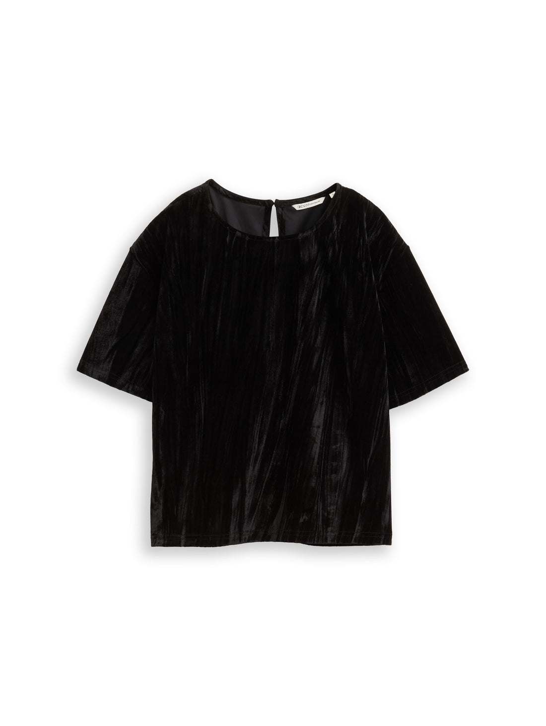 Tom Tailor Denim Female T-Shirt mit Knopfverschluss auf der Rückseite