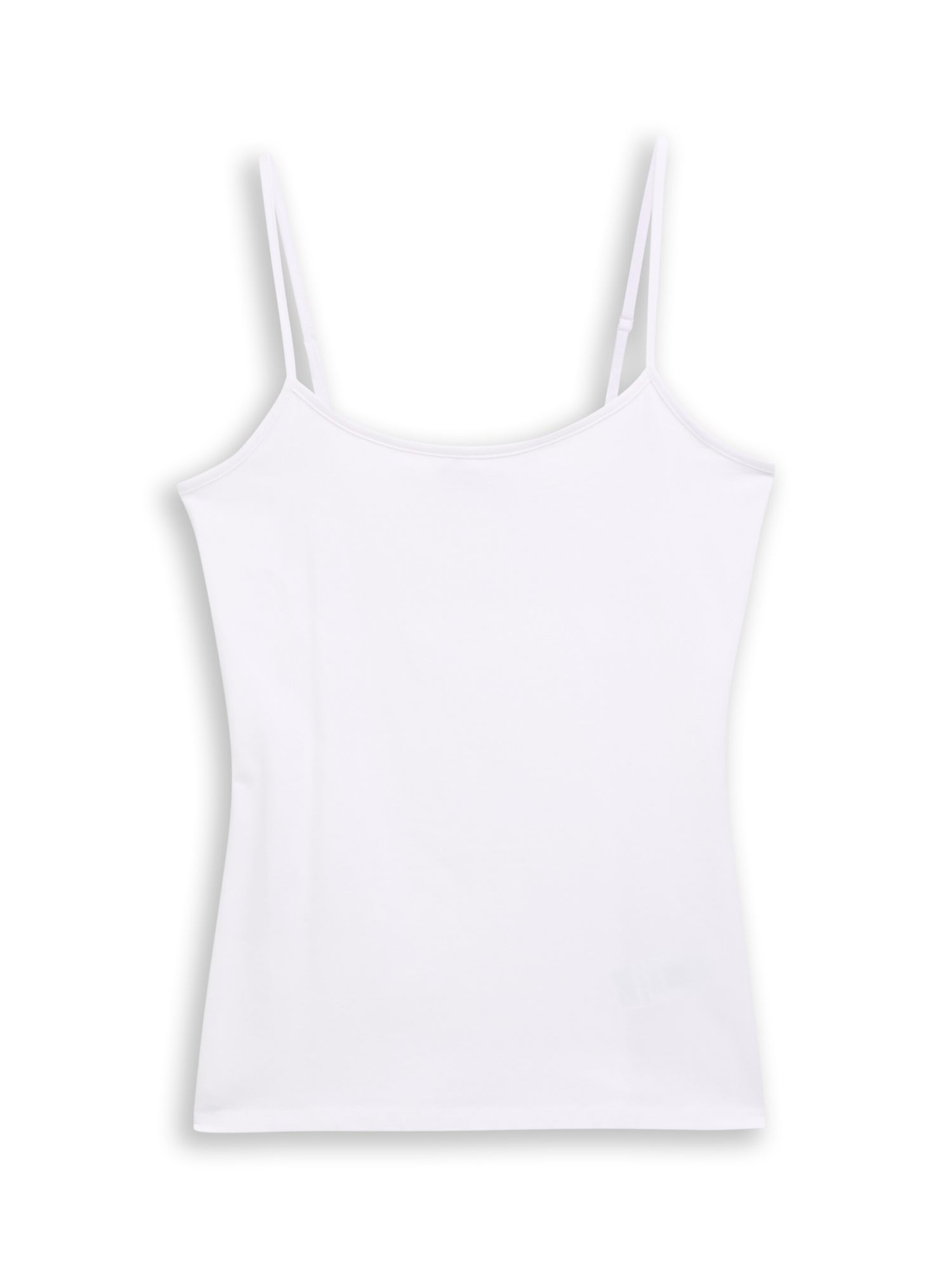 Tom Tailor Basic Top Damen Spaghettiträger Baumwolle Stretch