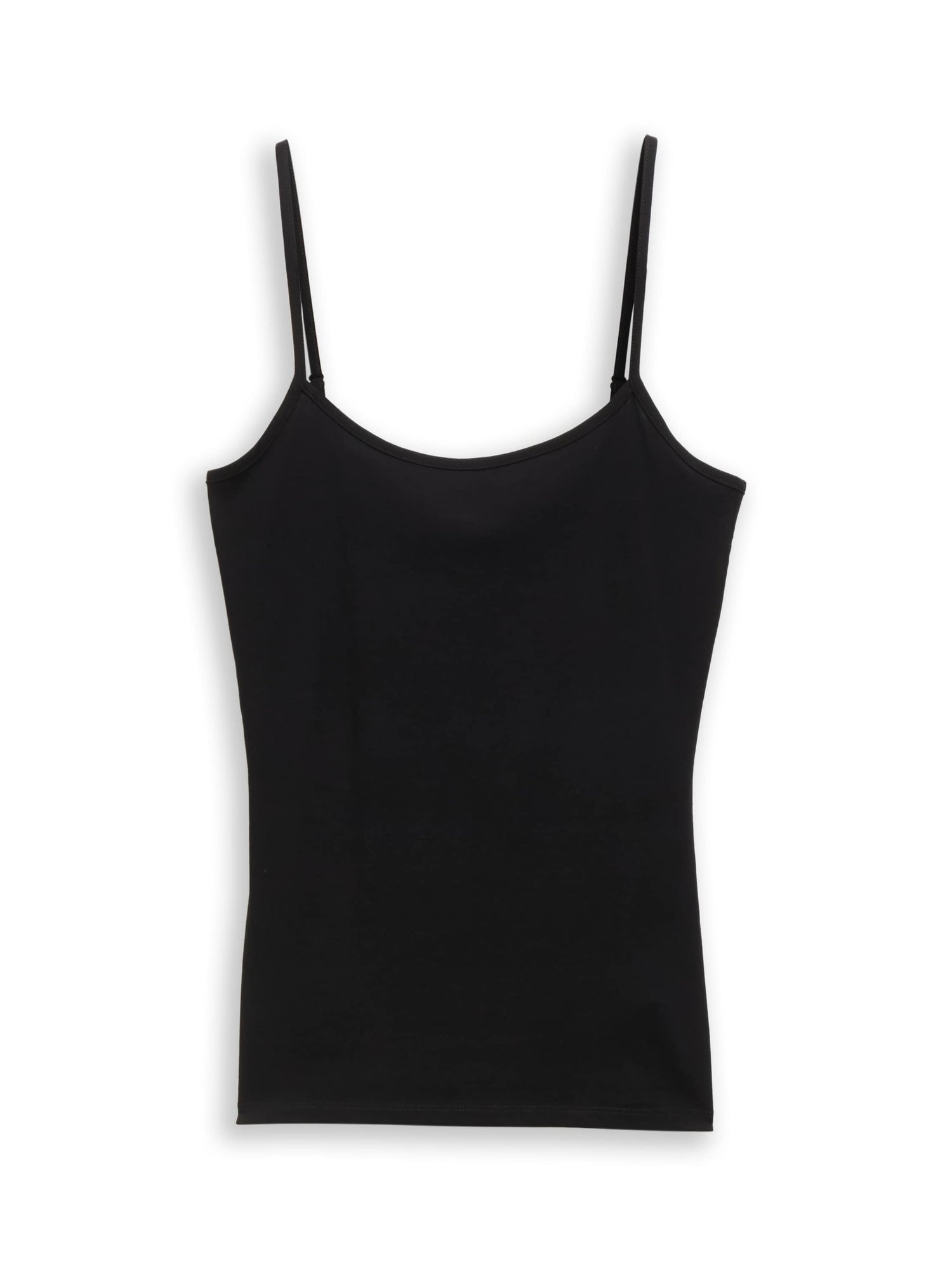 Tom Tailor Basic Top Damen Spaghettiträger Baumwolle Stretch
