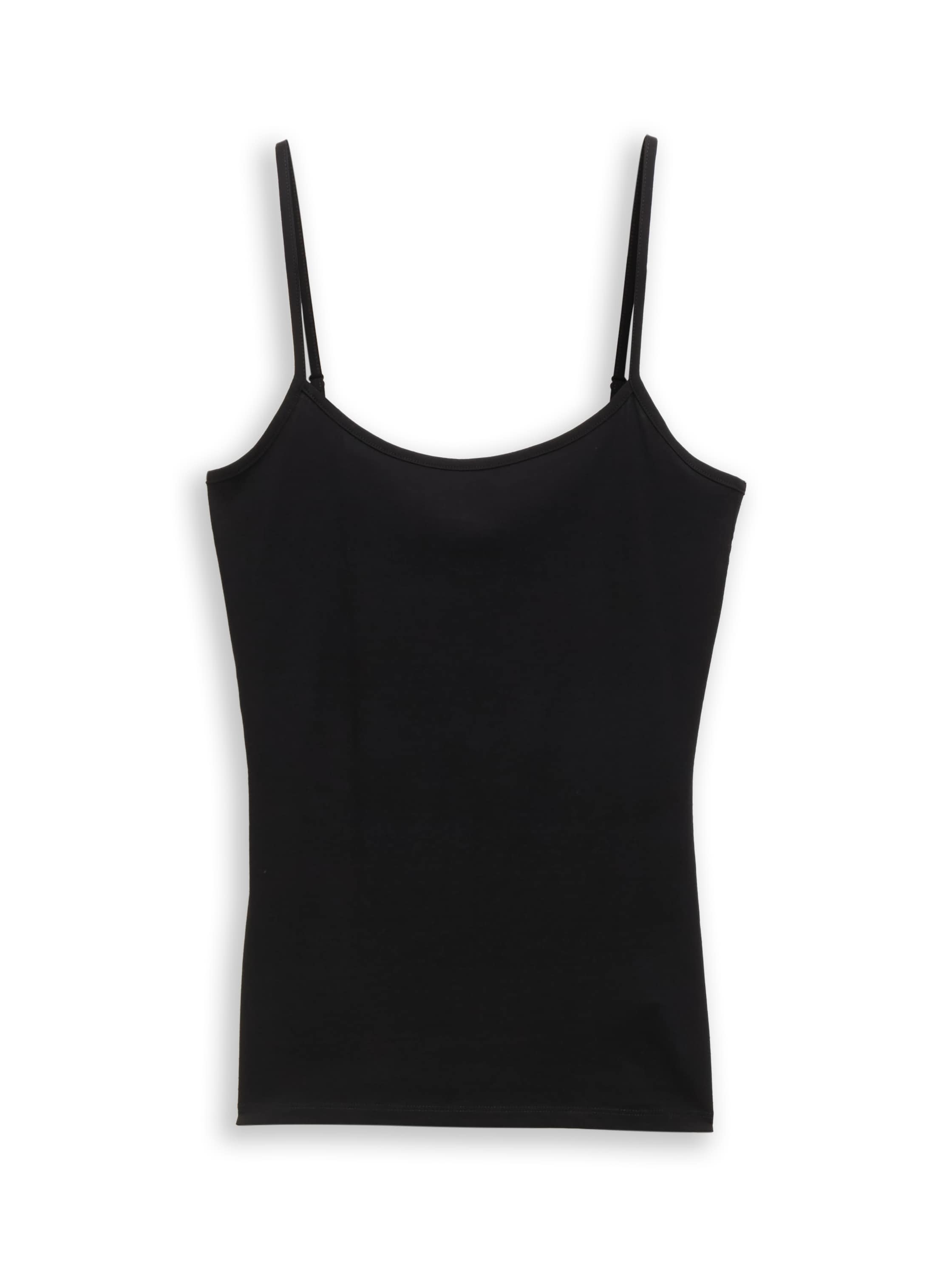 Tom Tailor Basic Top Damen Spaghettiträger Baumwolle Stretch