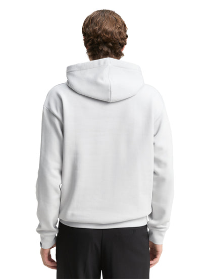 Tom Tailor Denim Herren Hoodie Sweatshirt mit Kordelzug und Logo-Badge