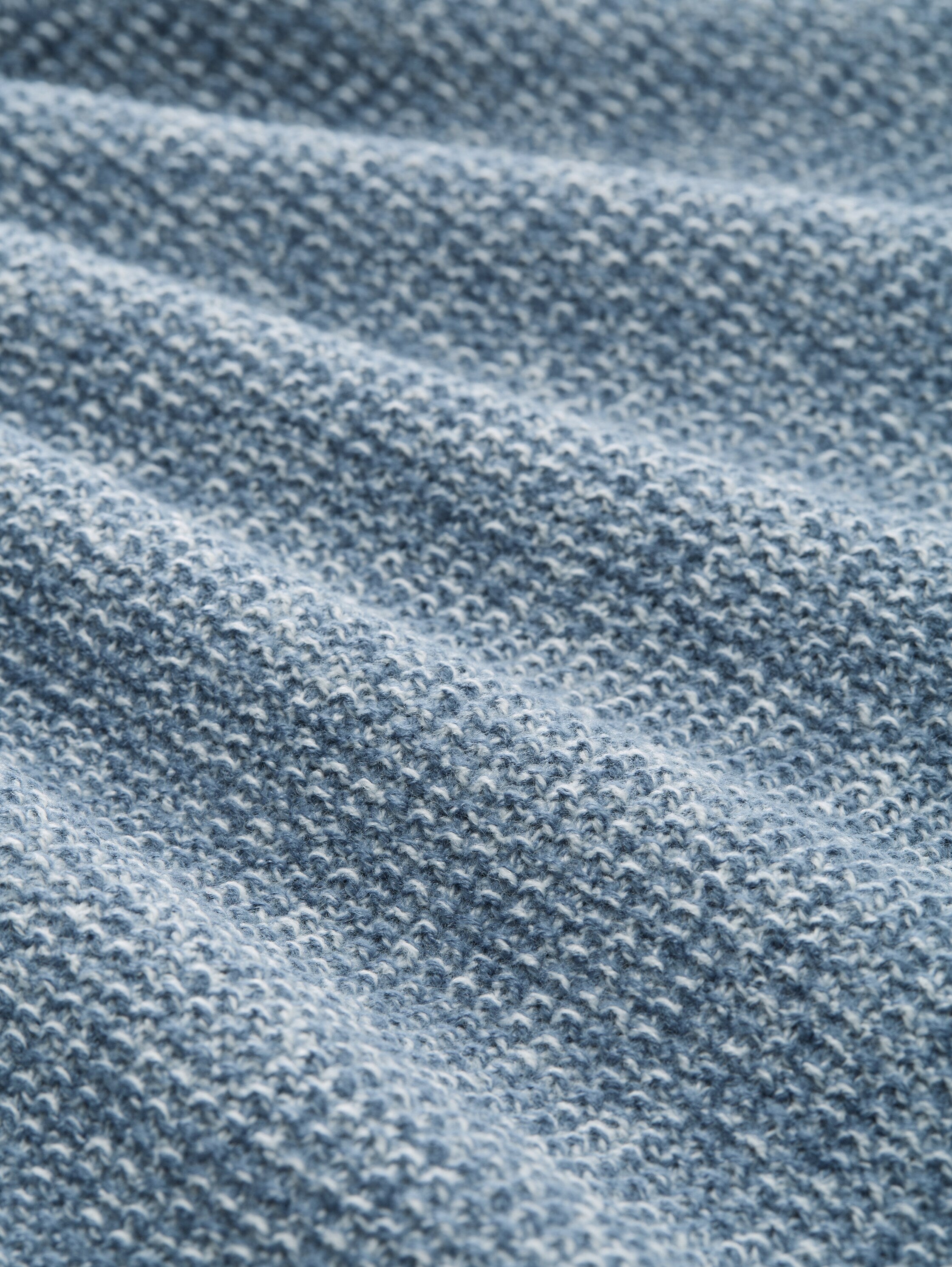 Tom Tailor Denim Herren Pullover Rundhalsausschnitt Logo-Badge Strickmaterial