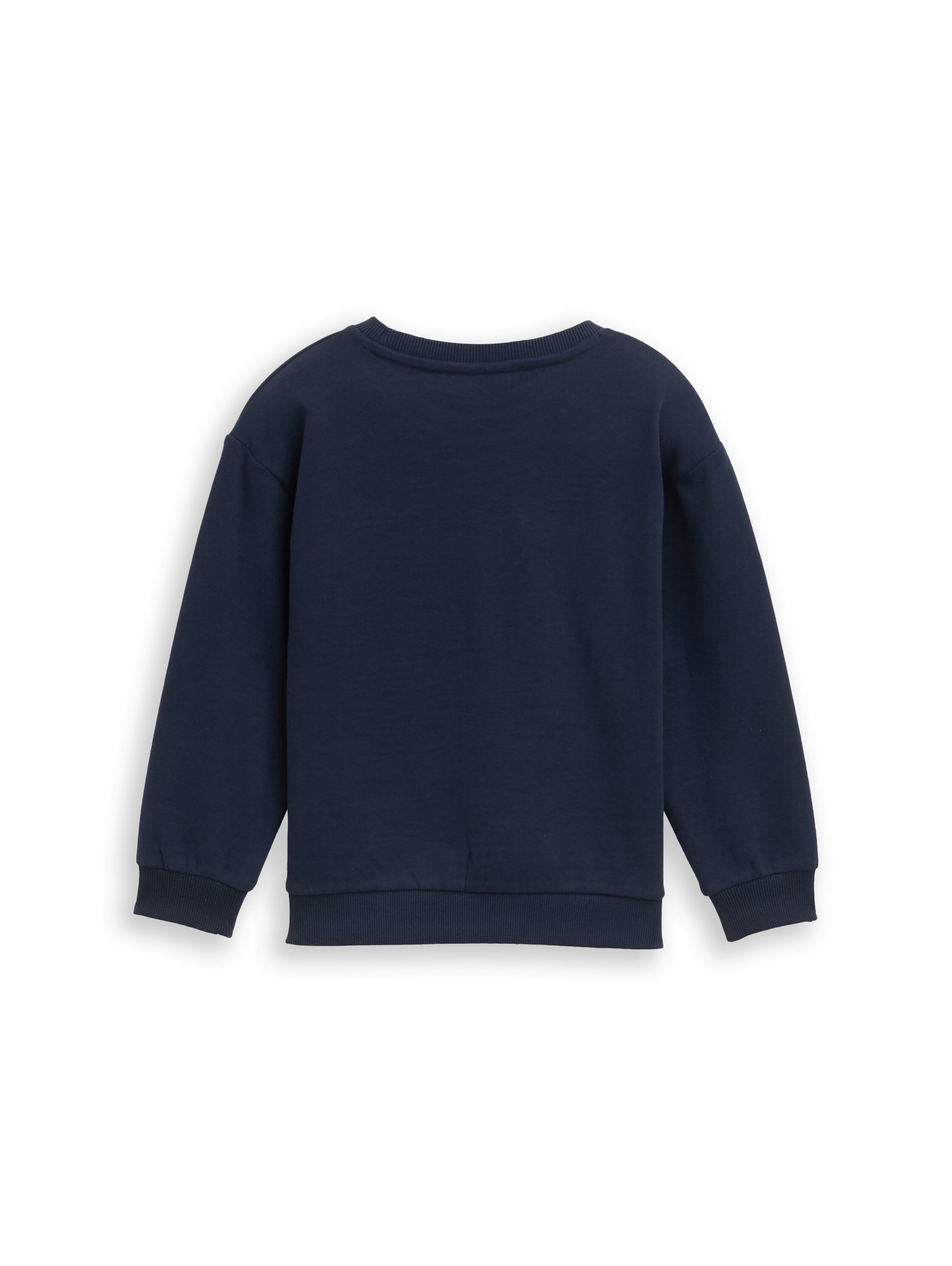 Tom Tailor Denim Male Kinder Oversize Sweatshirt mit Schwanen-Glitzer-Motiv
