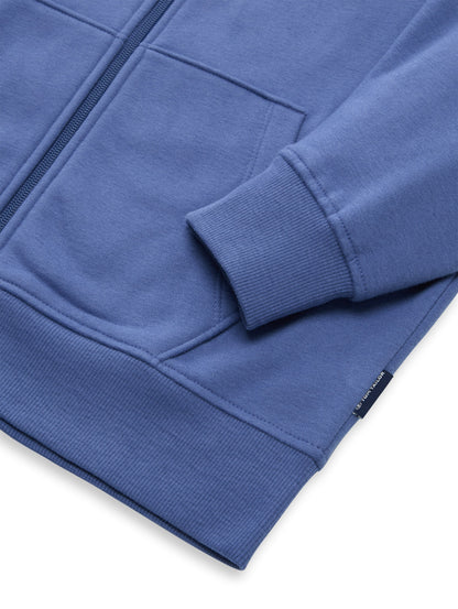 Tom Tailor Denim Male Kinder Sweatshirtjacke mit Kapuze Oversize 3D-Text-Print