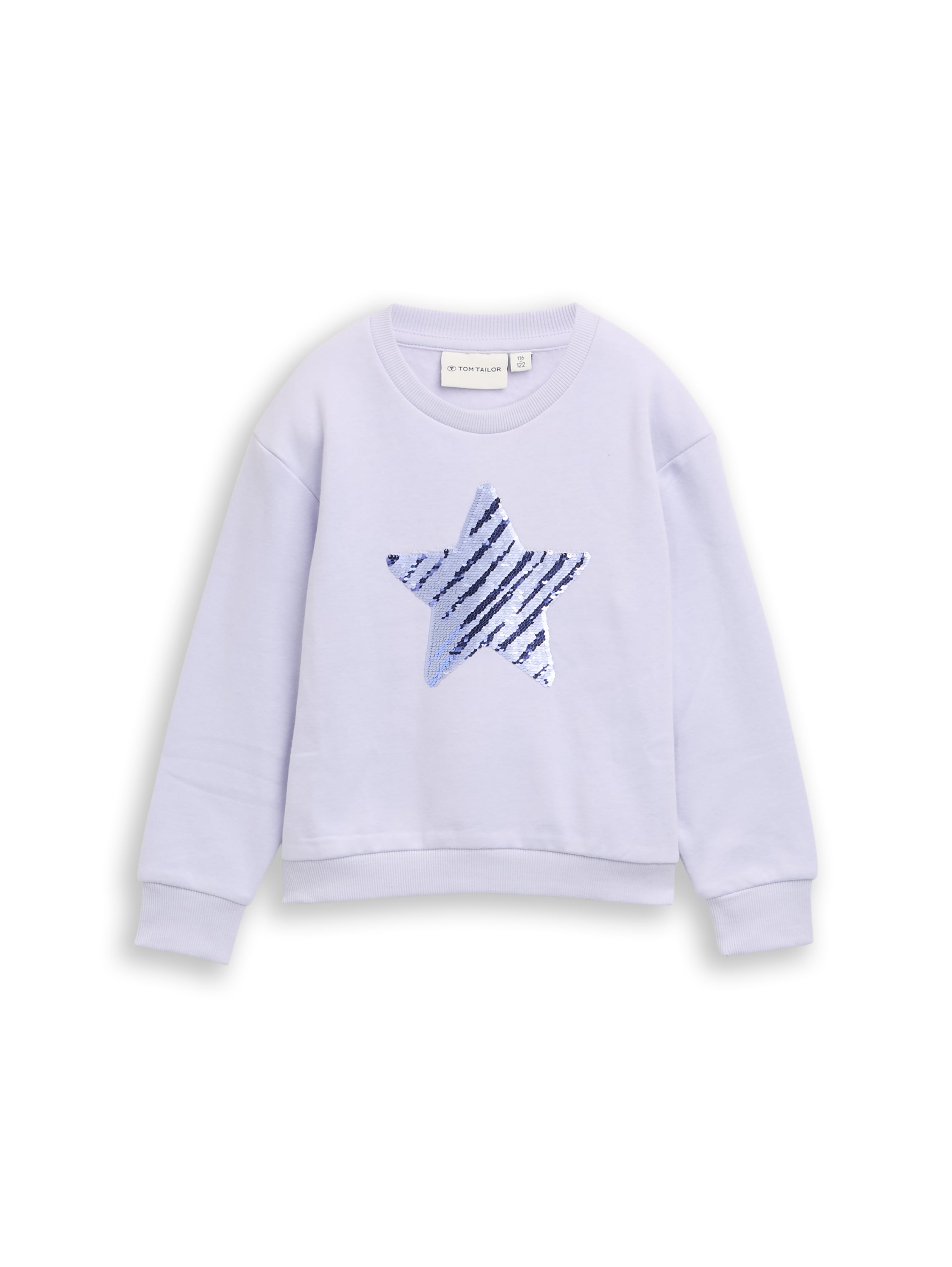 Tom Tailor Den Kinder Sweatshirt mit Stern-Print und Wendepailletten