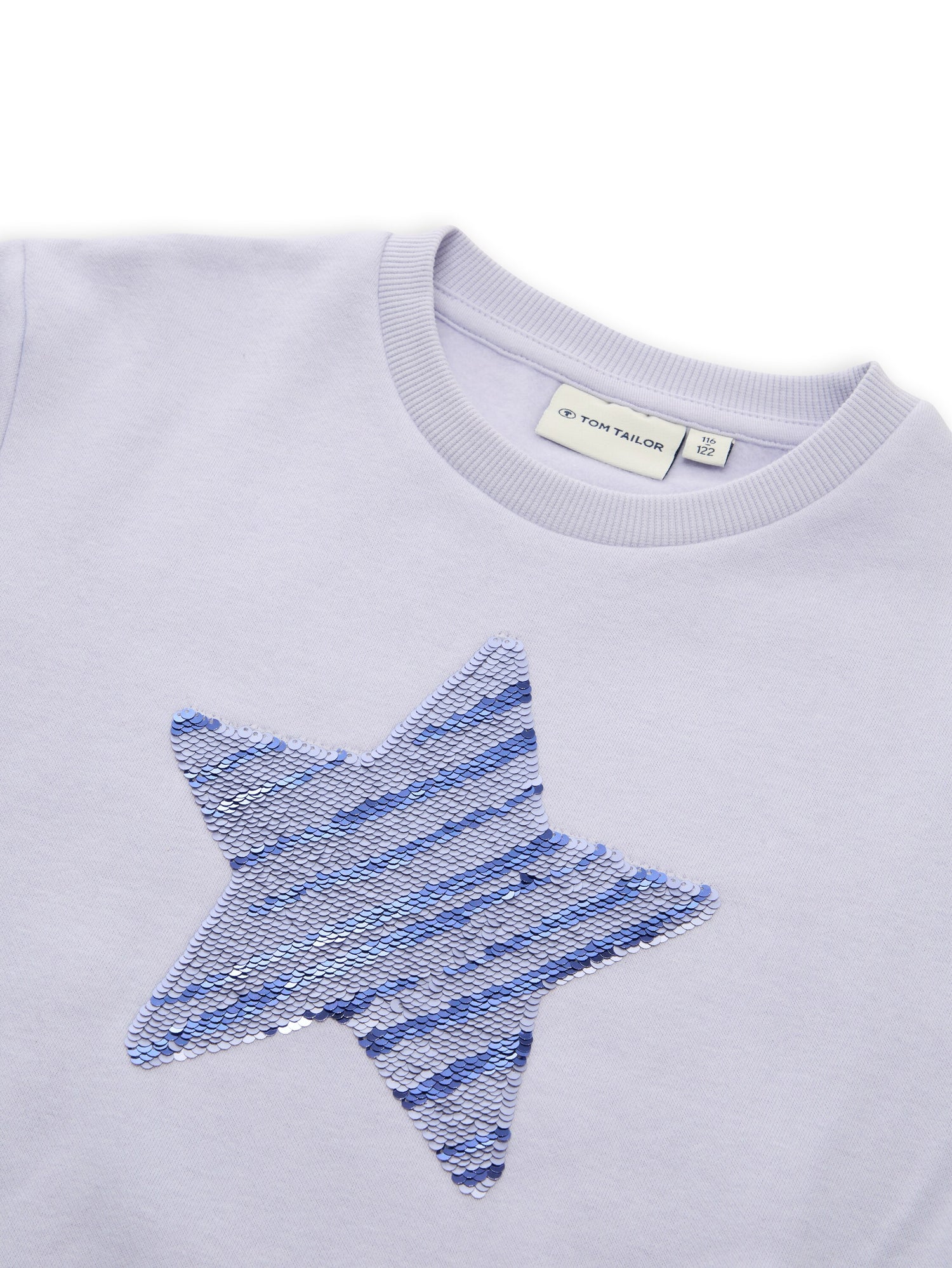 Tom Tailor Den Kinder Sweatshirt mit Stern-Print und Wendepailletten