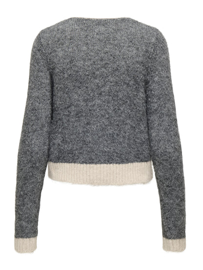 Polyester Nylon Wolle Elasthan Erwachsene Damen Strickjacke