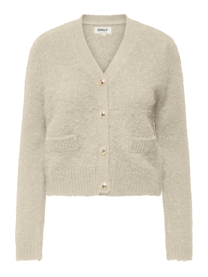 Polyester Nylon Wolle Elasthan Erwachsene Damen Strickjacke