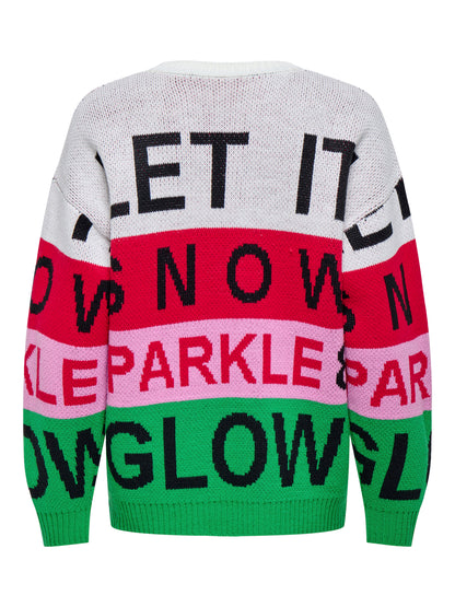 ONLY Strickpullover Teenager Langarm Rundhals Knit Fit