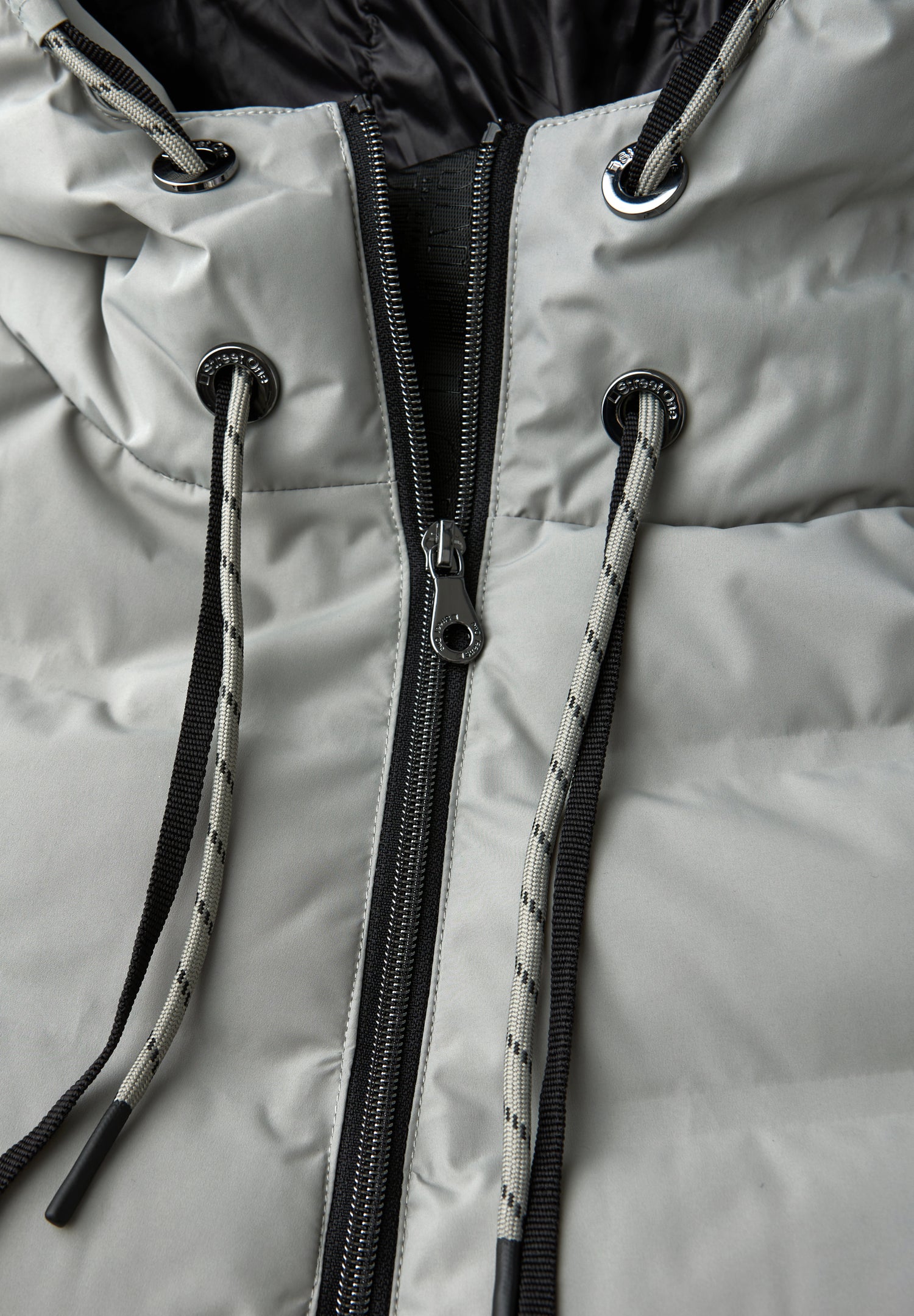 Street One Damen Lange Jacke Kapuze mit Tunnelzug Zipper-Taschen 2-Wege-Reißverschluss