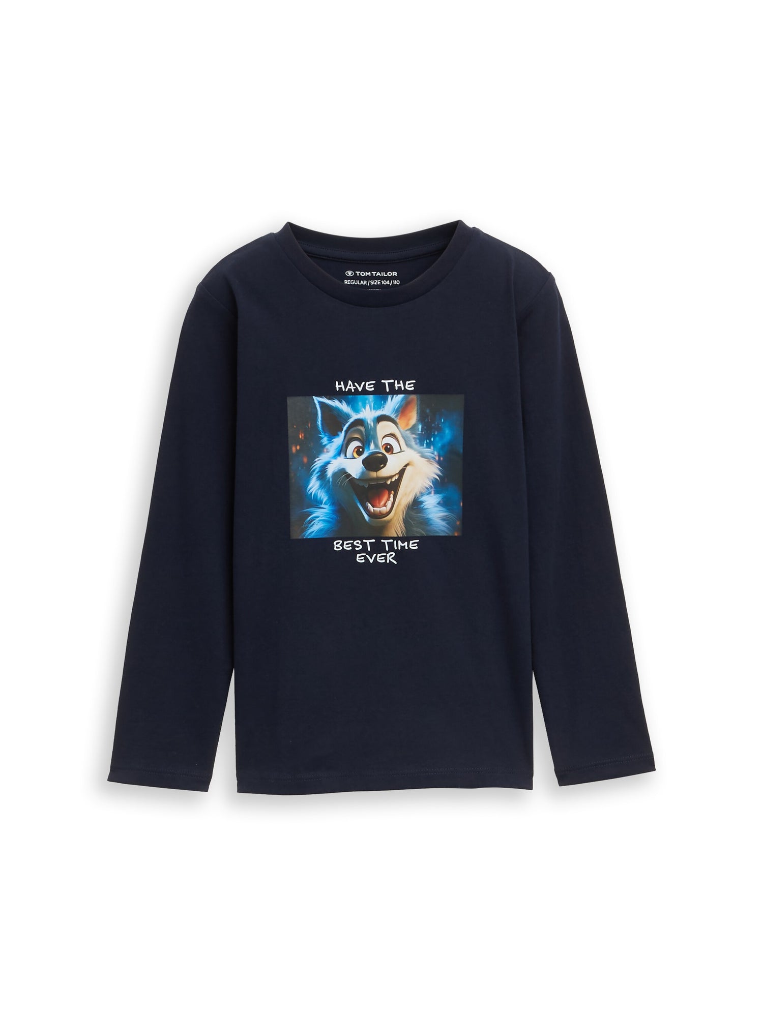 Tom Tailor Denim Male Kinder Longsleeve mit Fotoprint Bio-Baumwolle