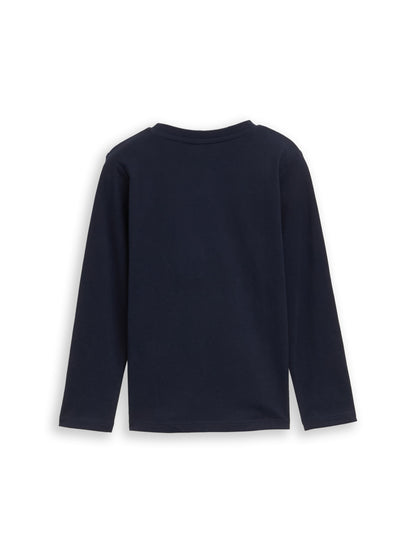 Tom Tailor Denim Male Kinder Longsleeve mit Fotoprint Bio-Baumwolle