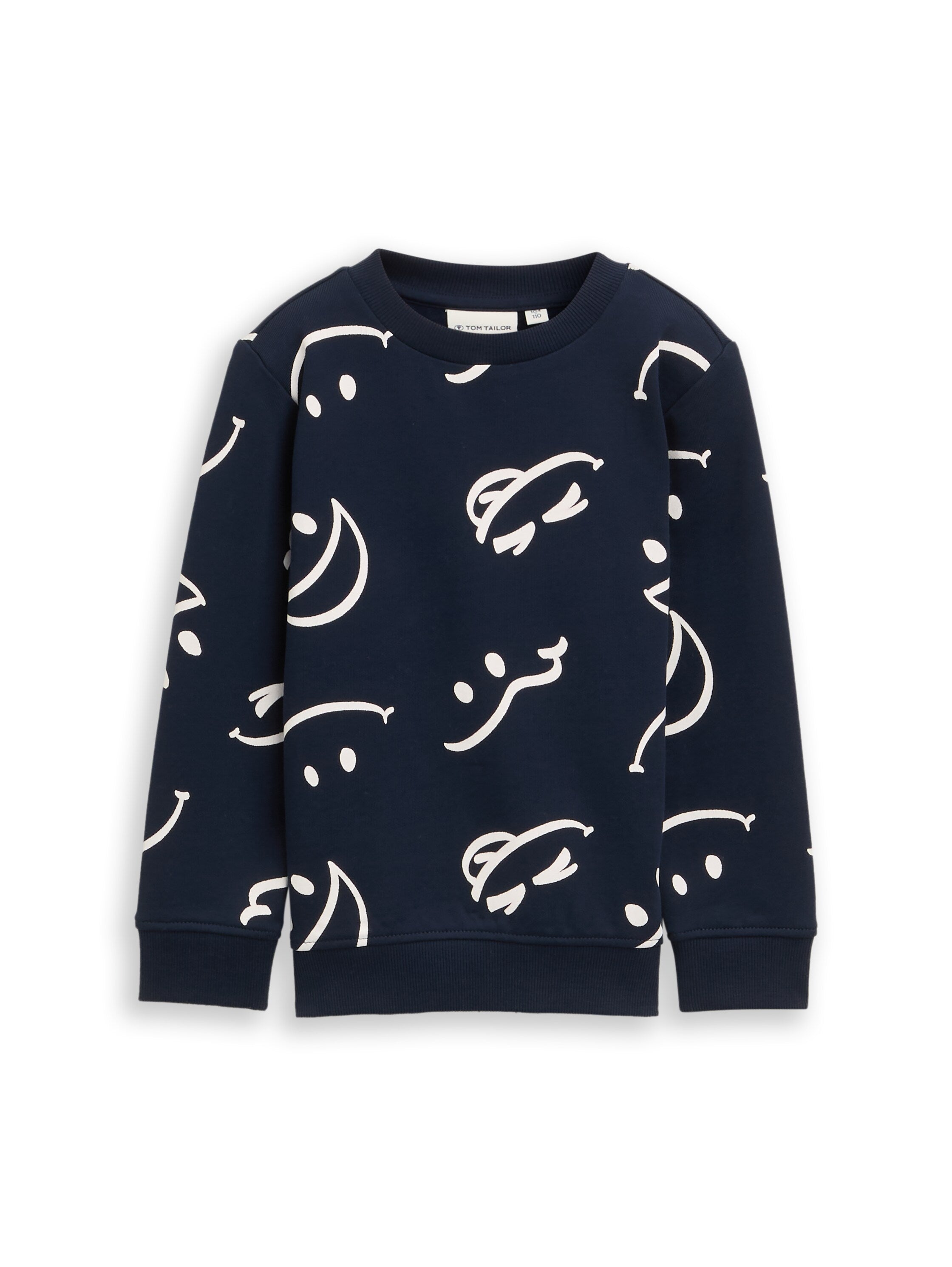 Tom Tailor Denim Kinder Sweatshirt Smiley-Motiv