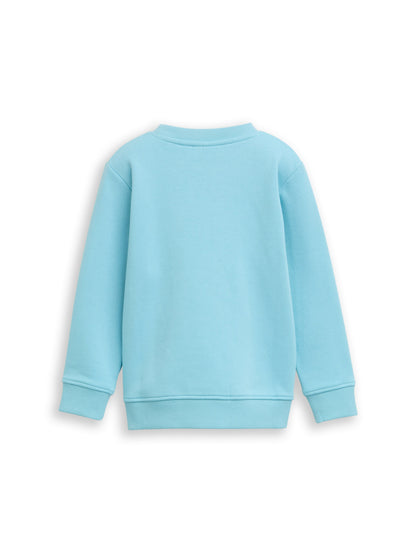 Basic Sweatshirt mit Print
