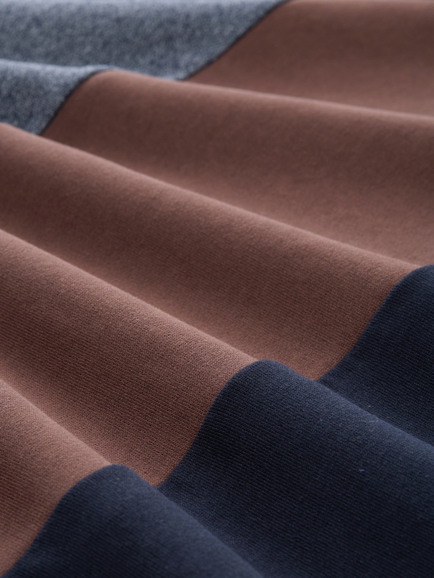 Tom Tailor Denim Herren Sweatshirt mit Schalkragen Logo-Badge