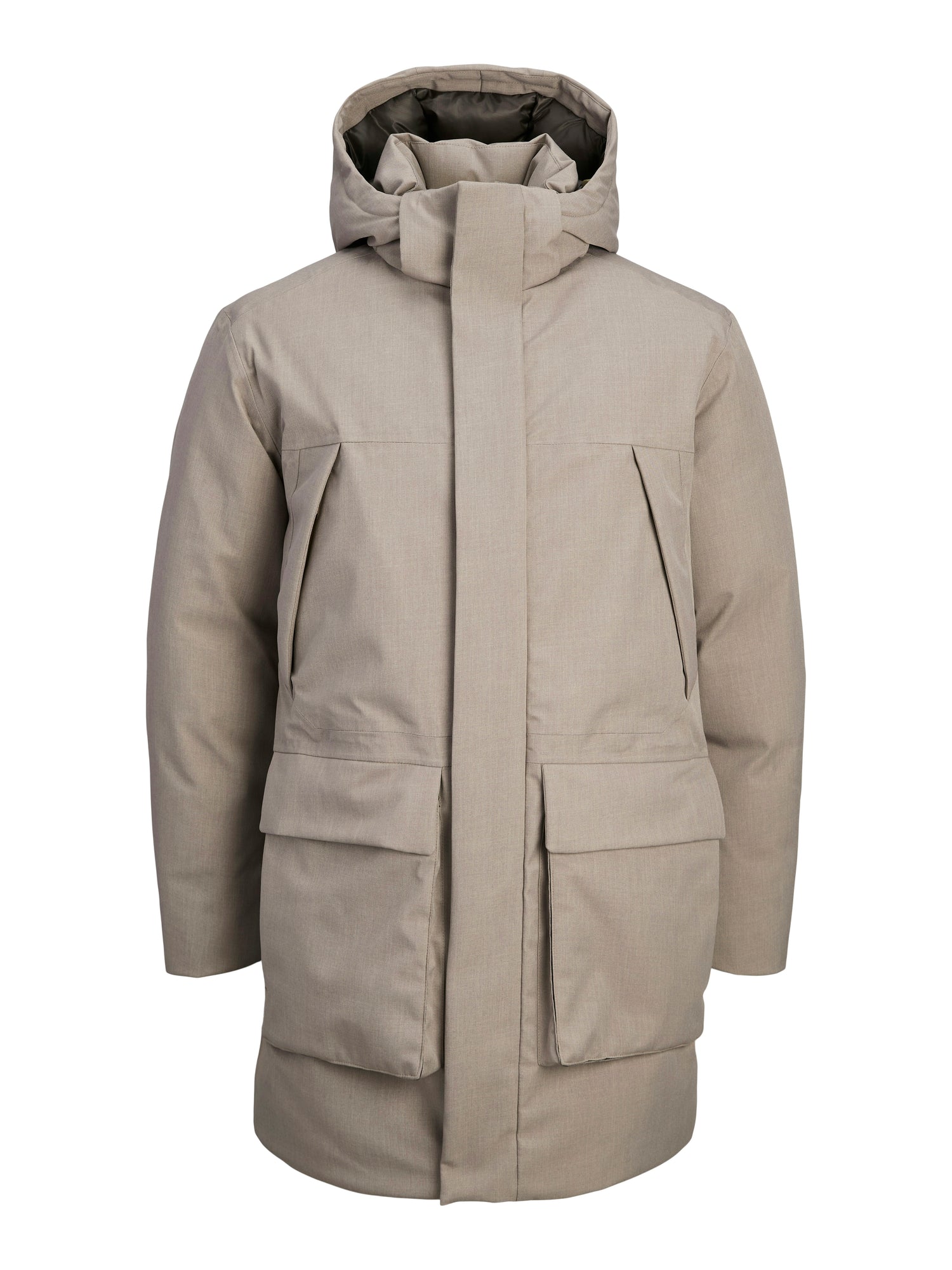 Parka Damen Winterjacke mit Kapuze Winddicht Recyceltes Polyester