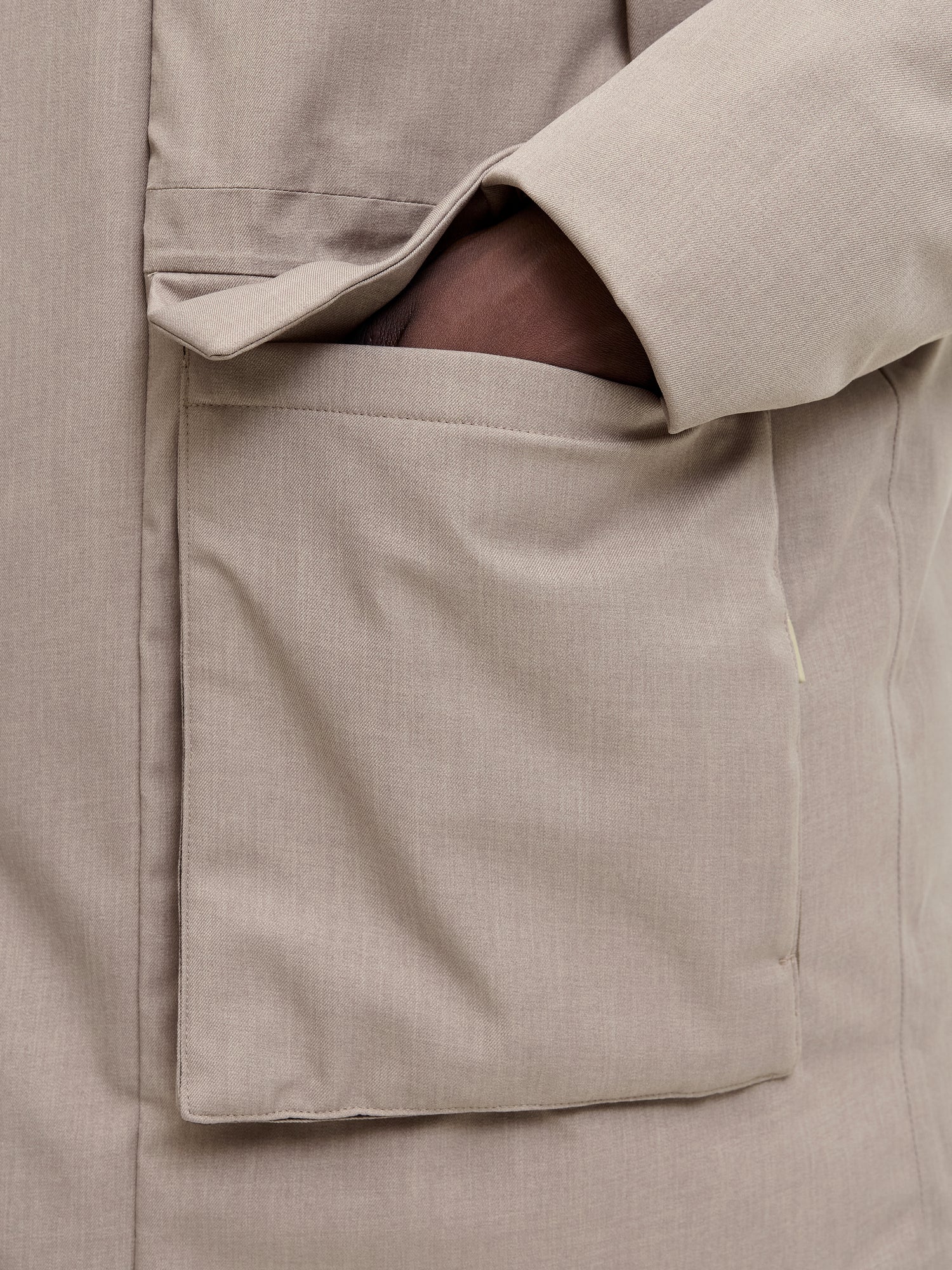 Parka Damen Winterjacke mit Kapuze Winddicht Recyceltes Polyester